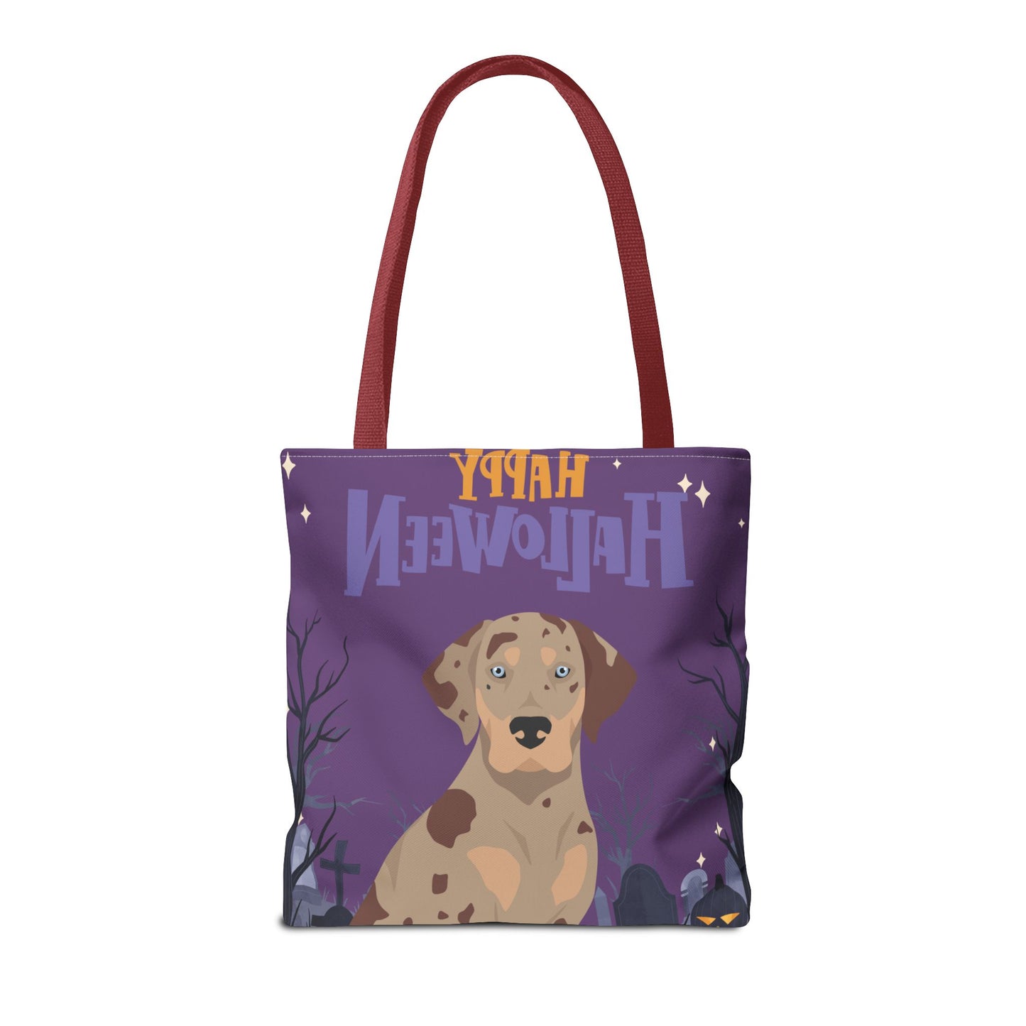 Catahoula Leopard Dog Dog Happy Halloween Tote Bag 16x16