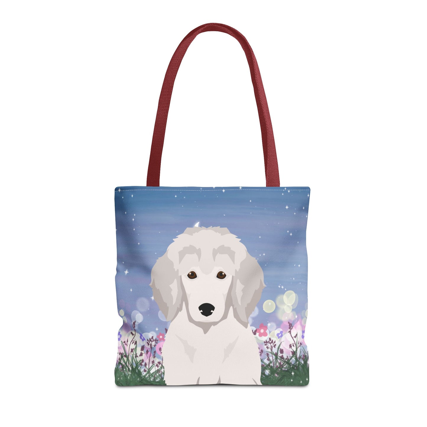 Poodle Dog Tote Bag 16x16