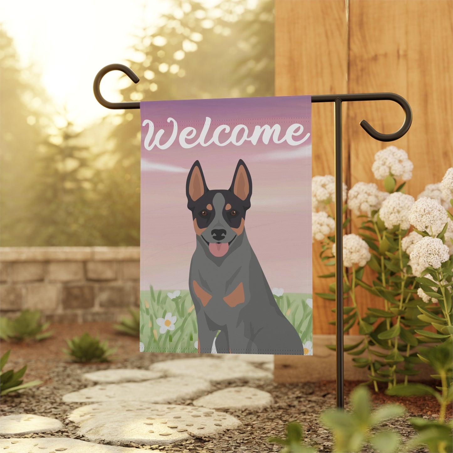 Australian Stumpy Tail Cattle Dog Dog Welcome Garden Flag