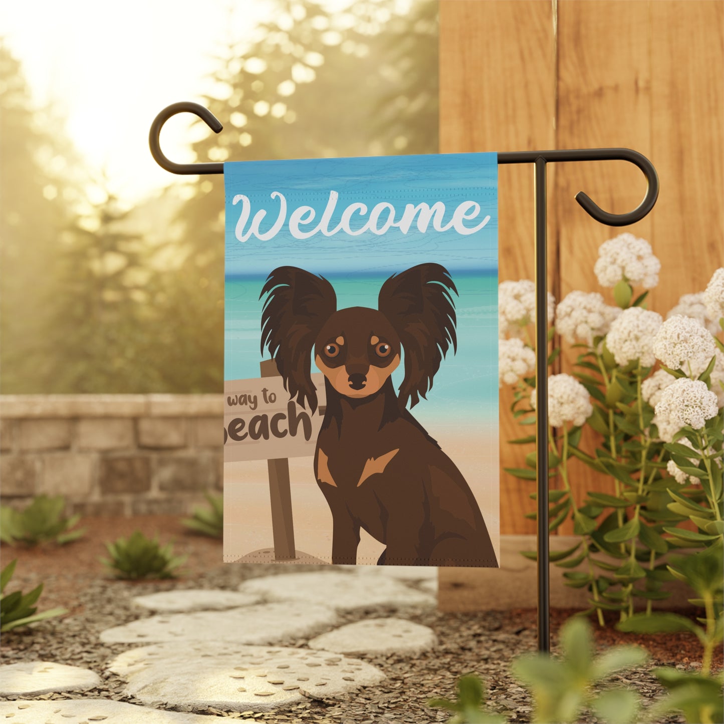 Russian Toy Terrier Dog Garden Flag