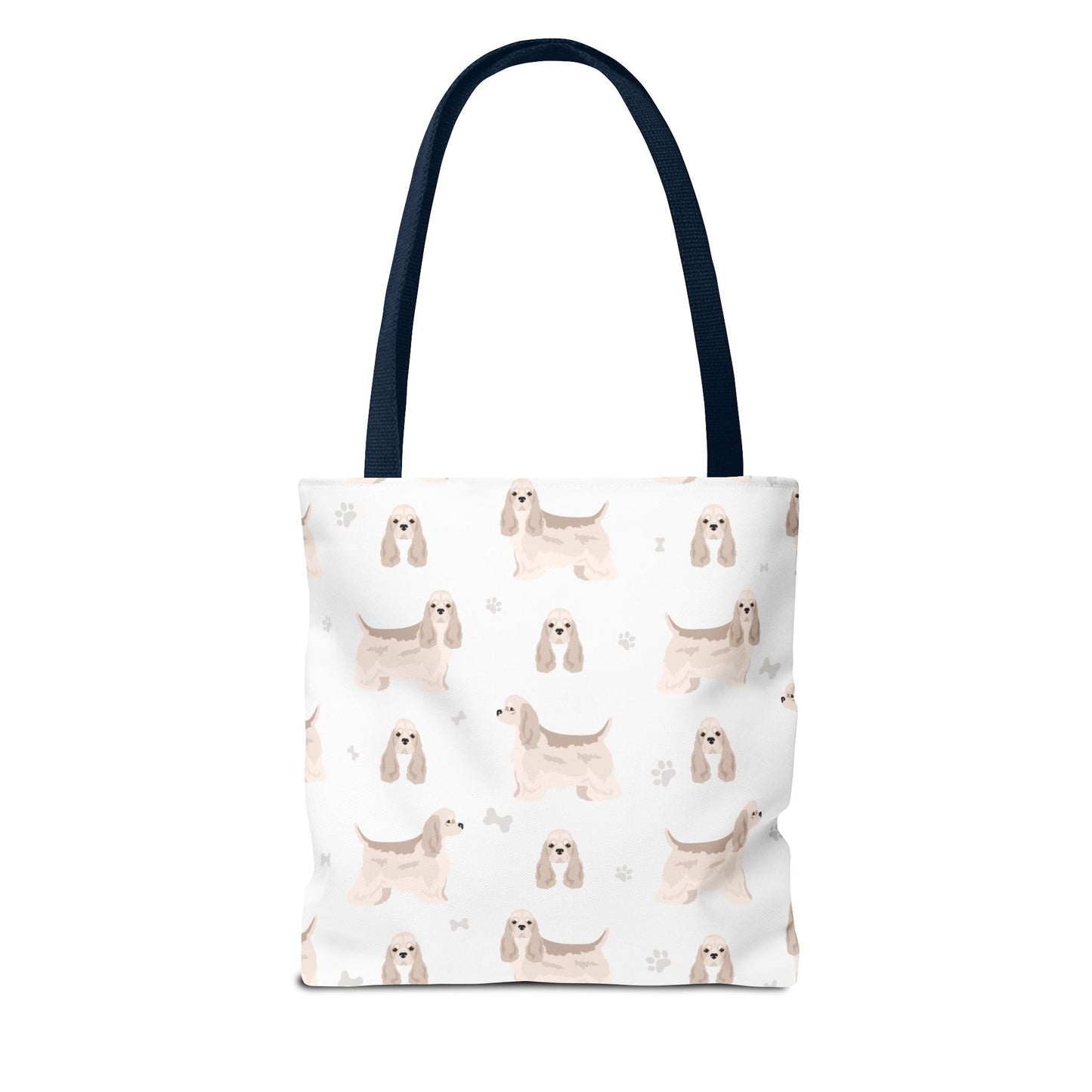 American Cocker Spaniel Dog Tote Bag, Cocker Spaniel Dog Mom Gift