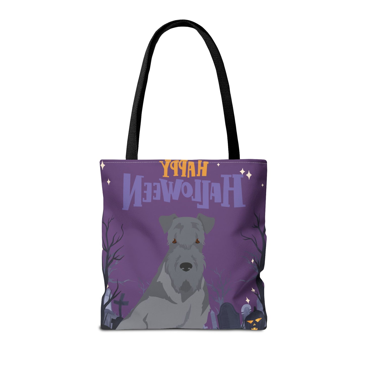 Kerry Blue Terrier Dog Happy Halloween Tote Bag 16x16