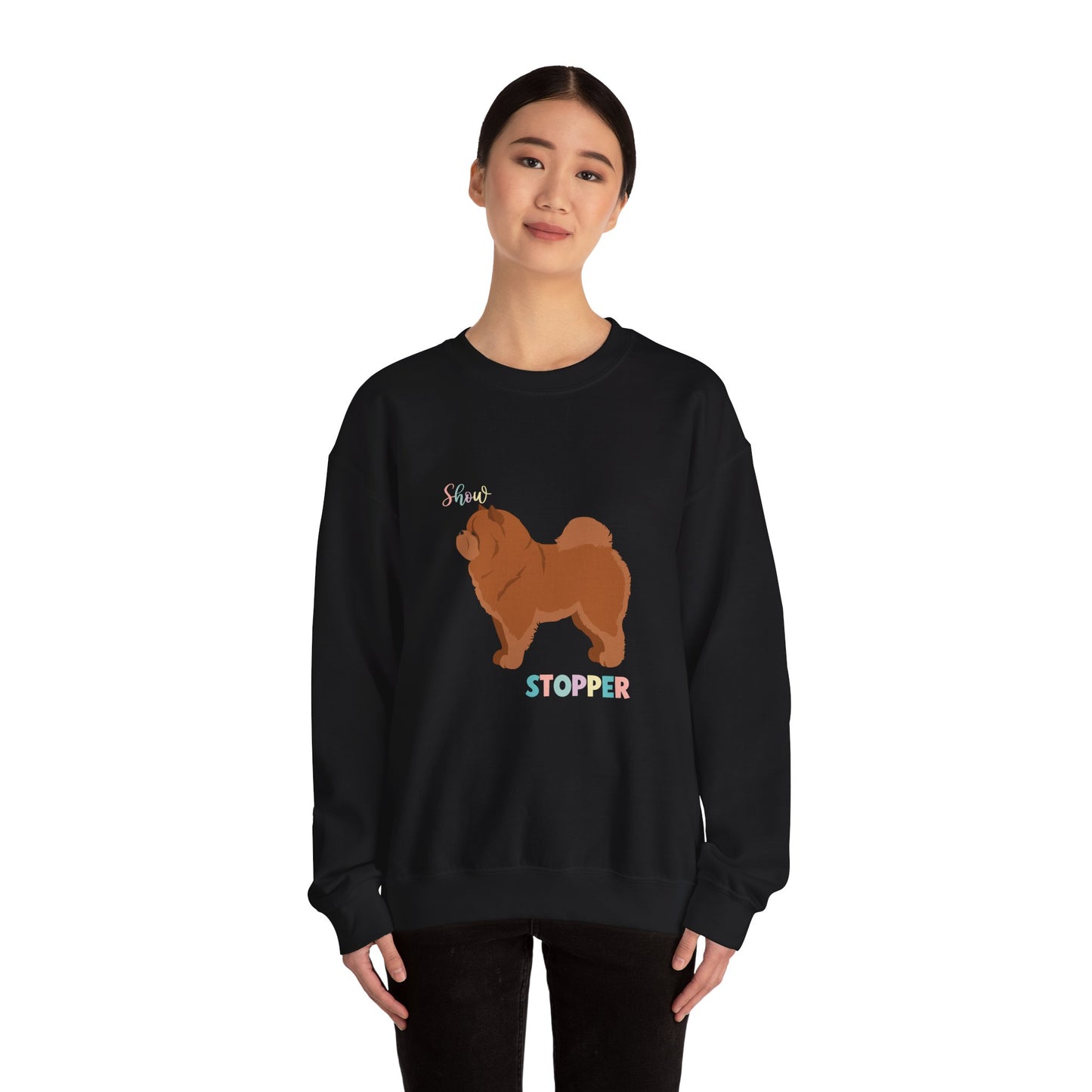 Chow Chow Dog Unisex Heavy Blend Crewneck Sweatshirt