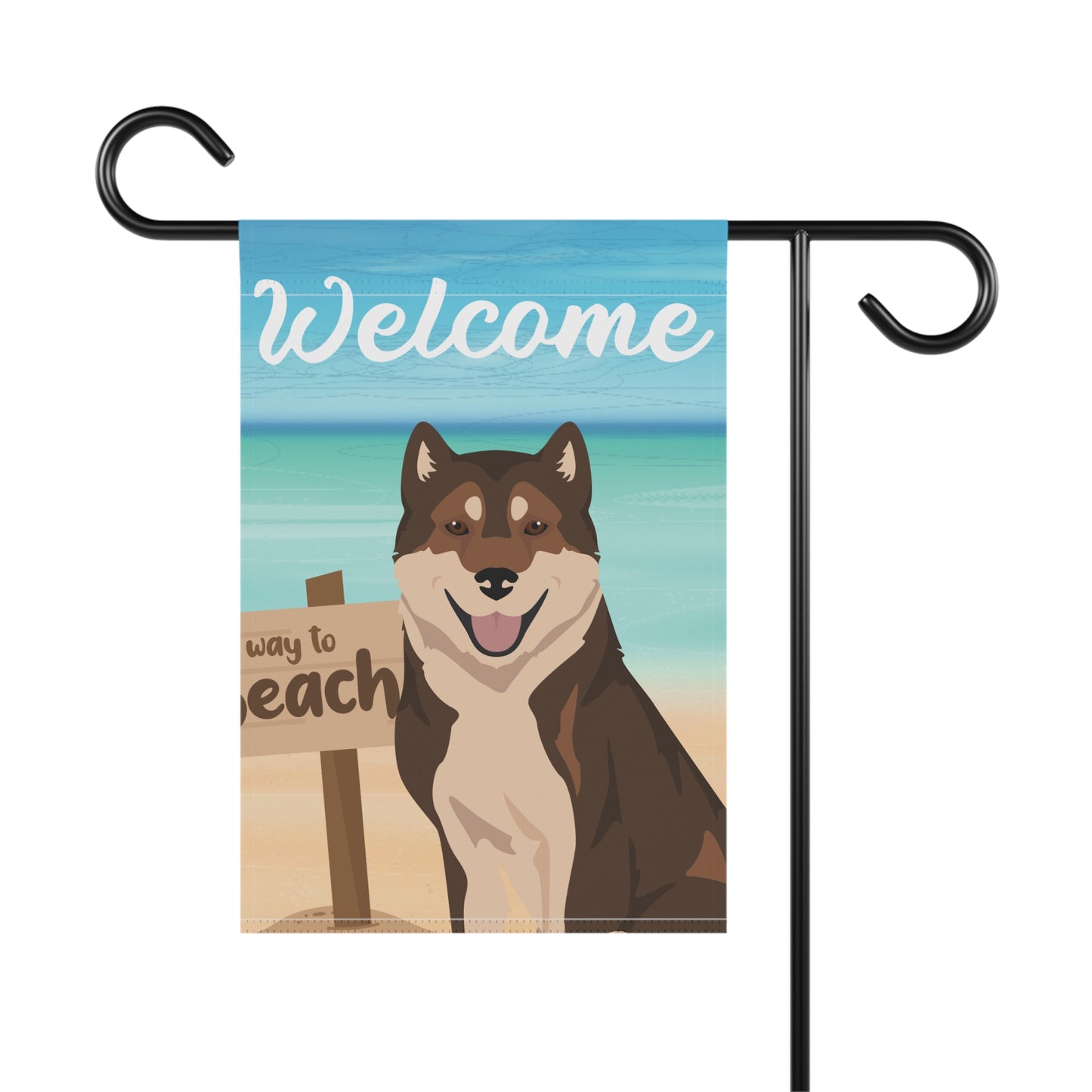 Kishu Ken Dog Garden Flag