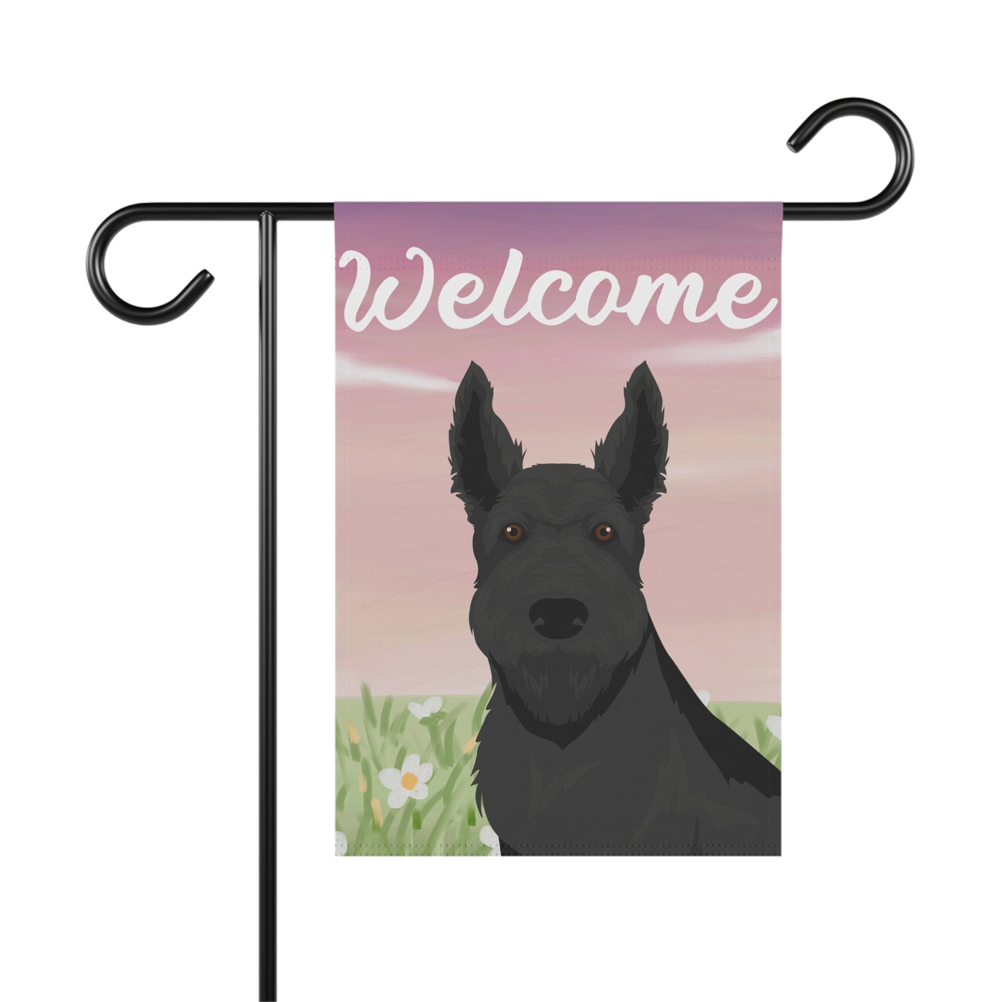 Scottish Terrier Dog Welcome Garden Flag