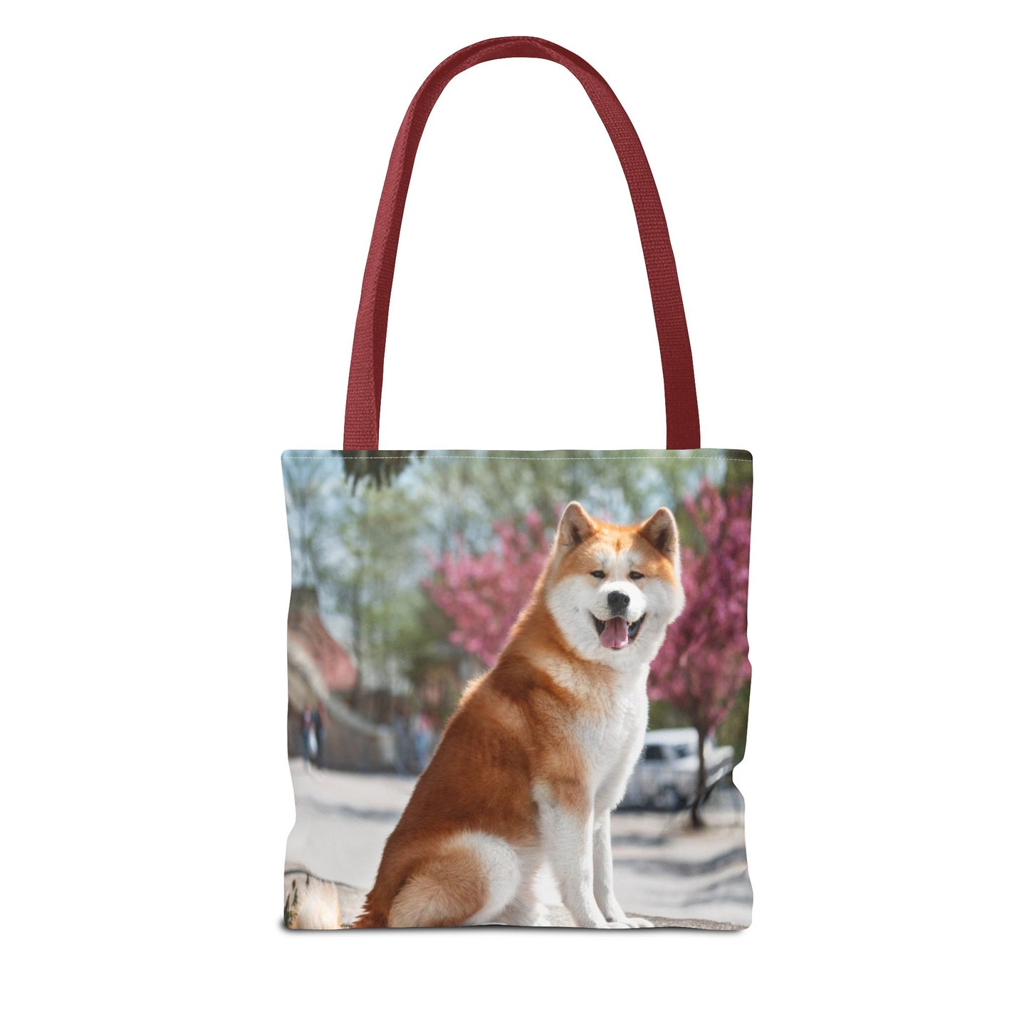 Japanese Akita Dog Tote Bag 13x13