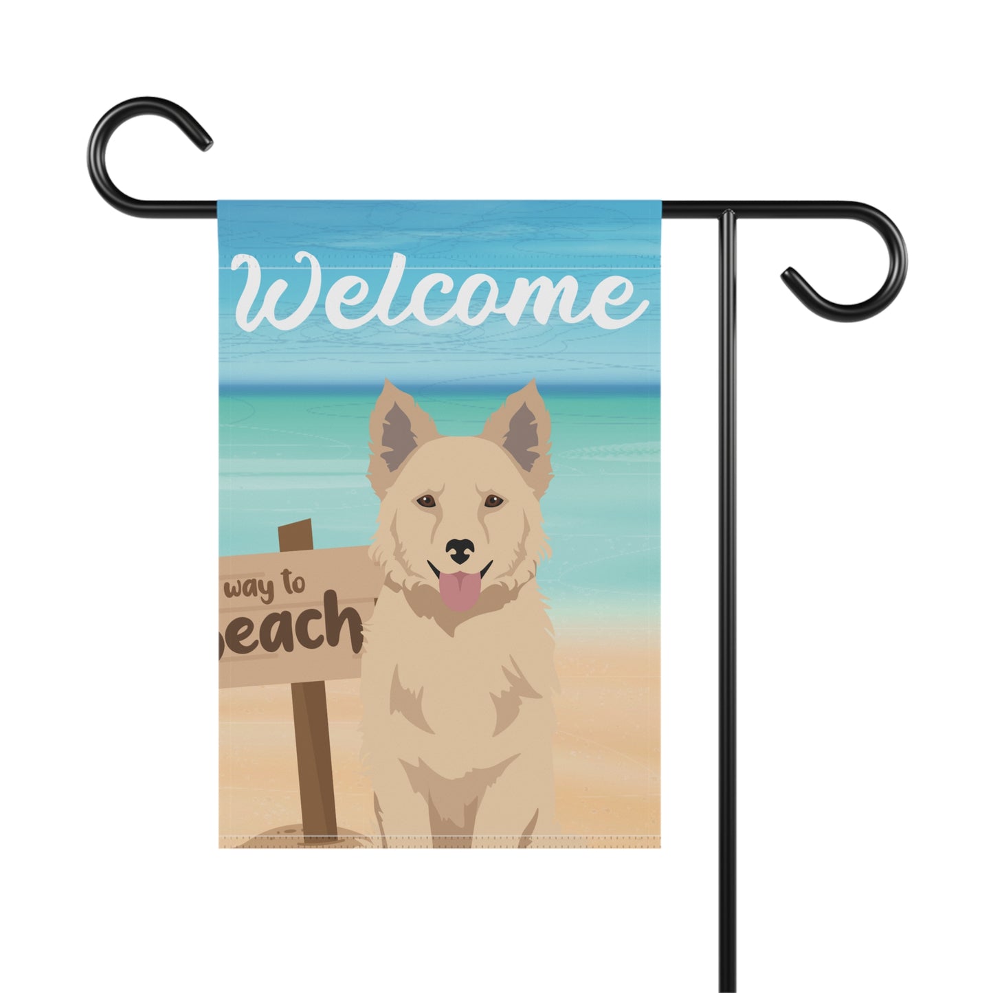 Mudi Dog Garden Flag