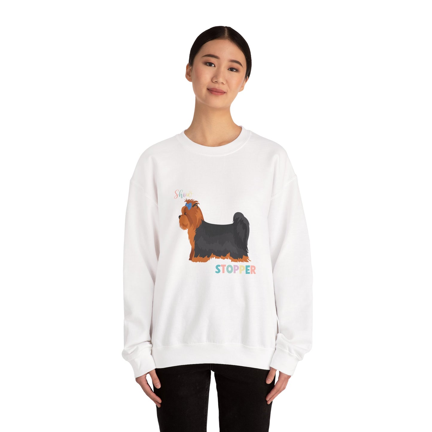 Yorkshire Terrier Dog Unisex Heavy Blend Crewneck Sweatshirt