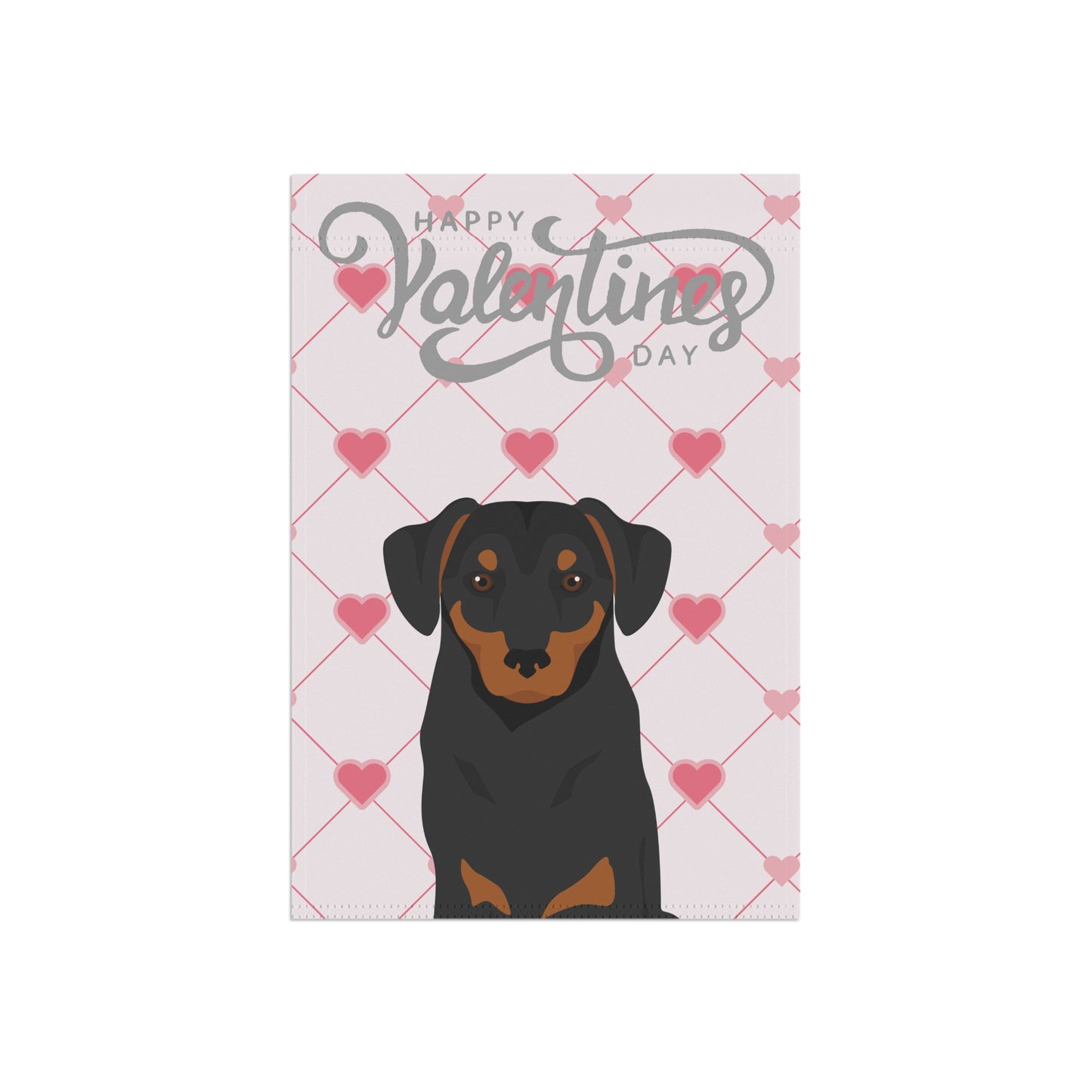 Austrian Pinscher Dog Valentine's Day Garden Flag