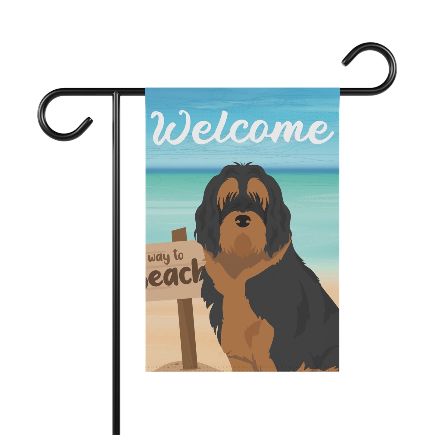 Otterhound Dog Garden Flag