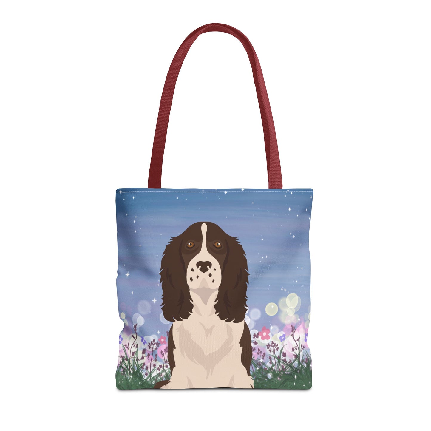 Springer Speniel Dog Tote Bag 16x16