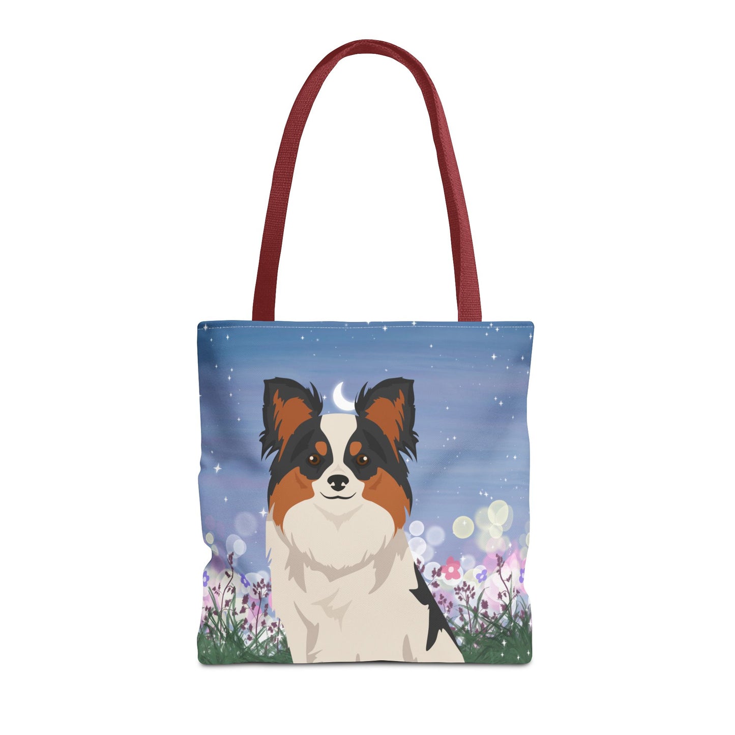 Papillon Dog Tote Bag 16x16