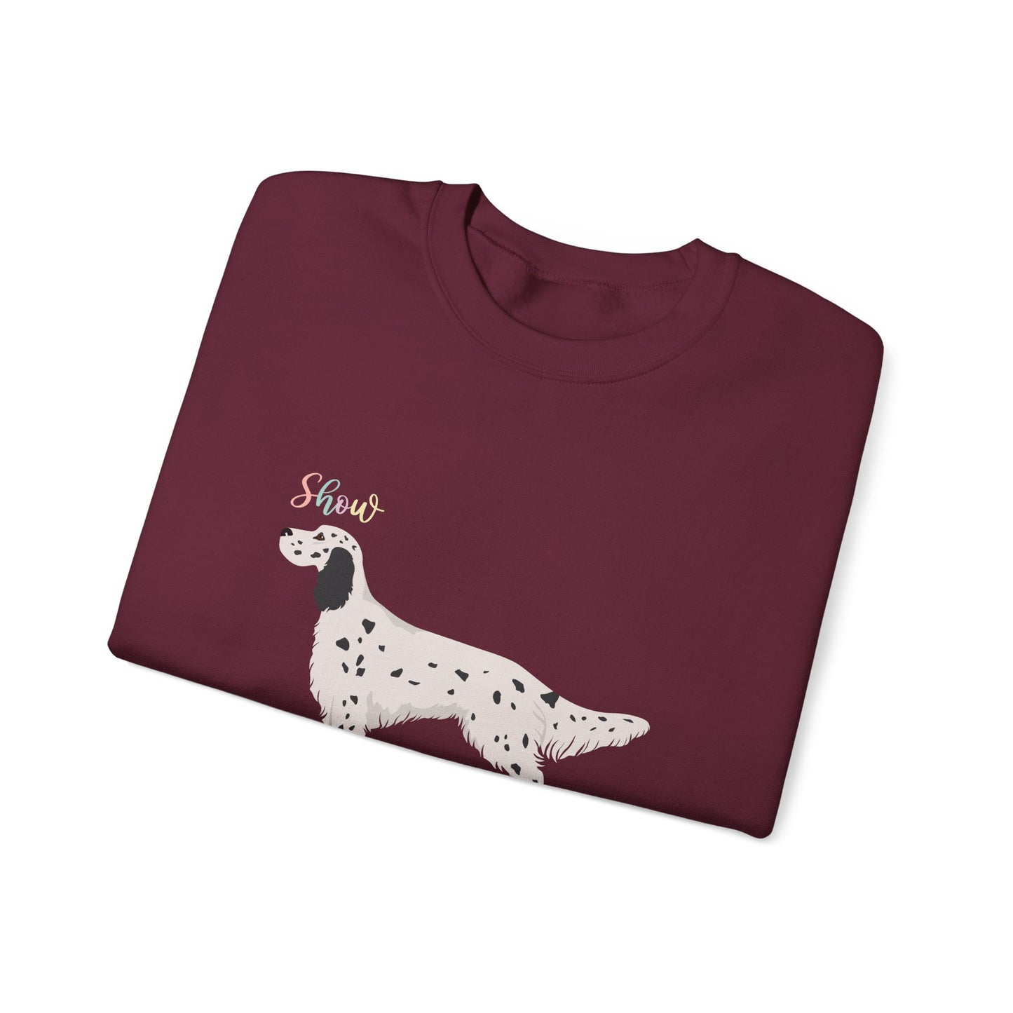 English Setter Dog Unisex Heavy Blend Crewneck Sweatshirt