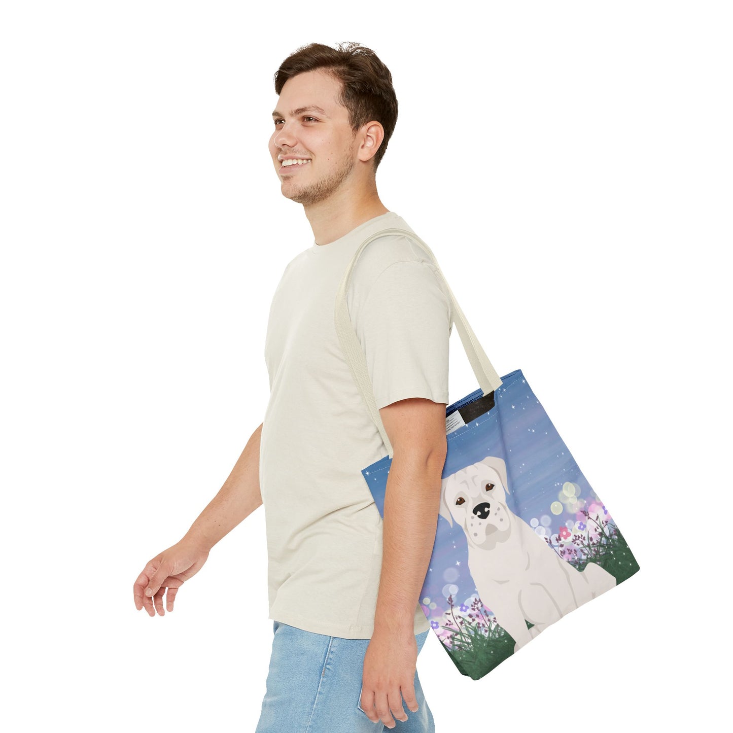 Dogo Argentino Dog Tote Bag 16x16