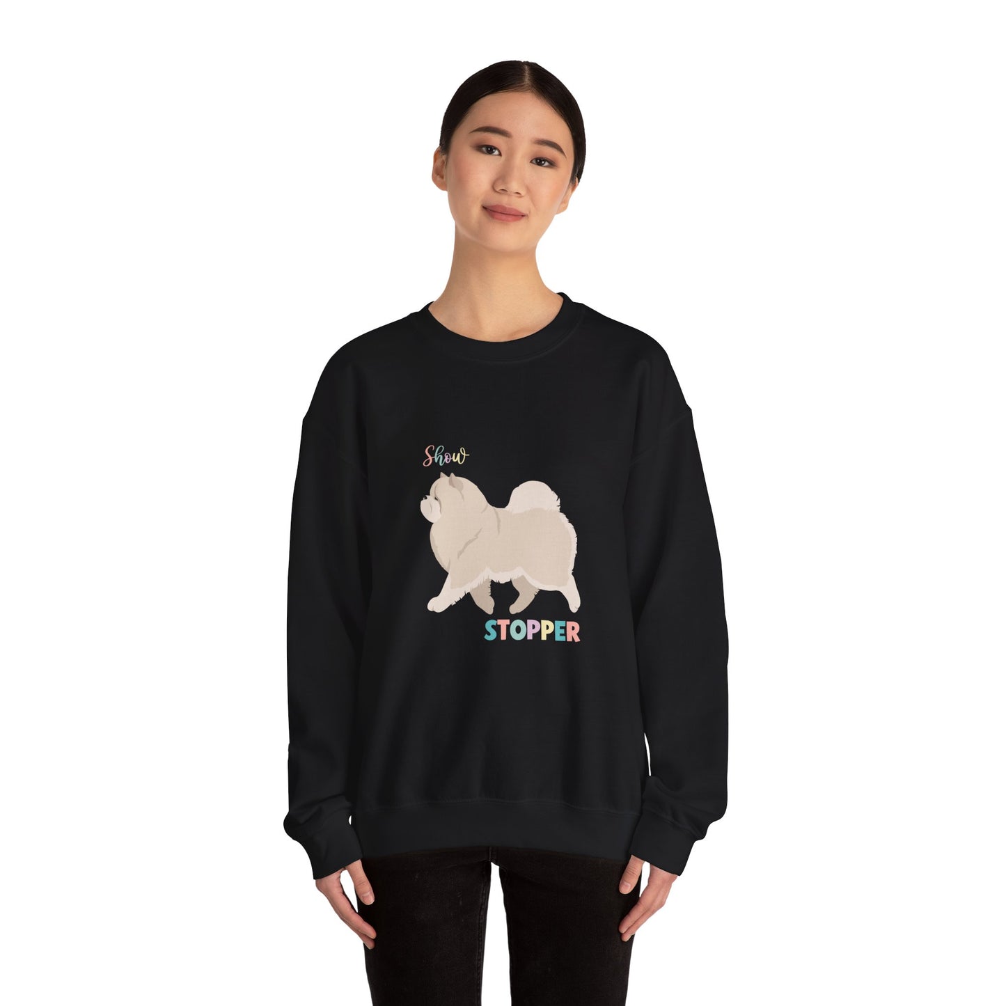 Chow Chow Dog Unisex Heavy Blend Crewneck Sweatshirt