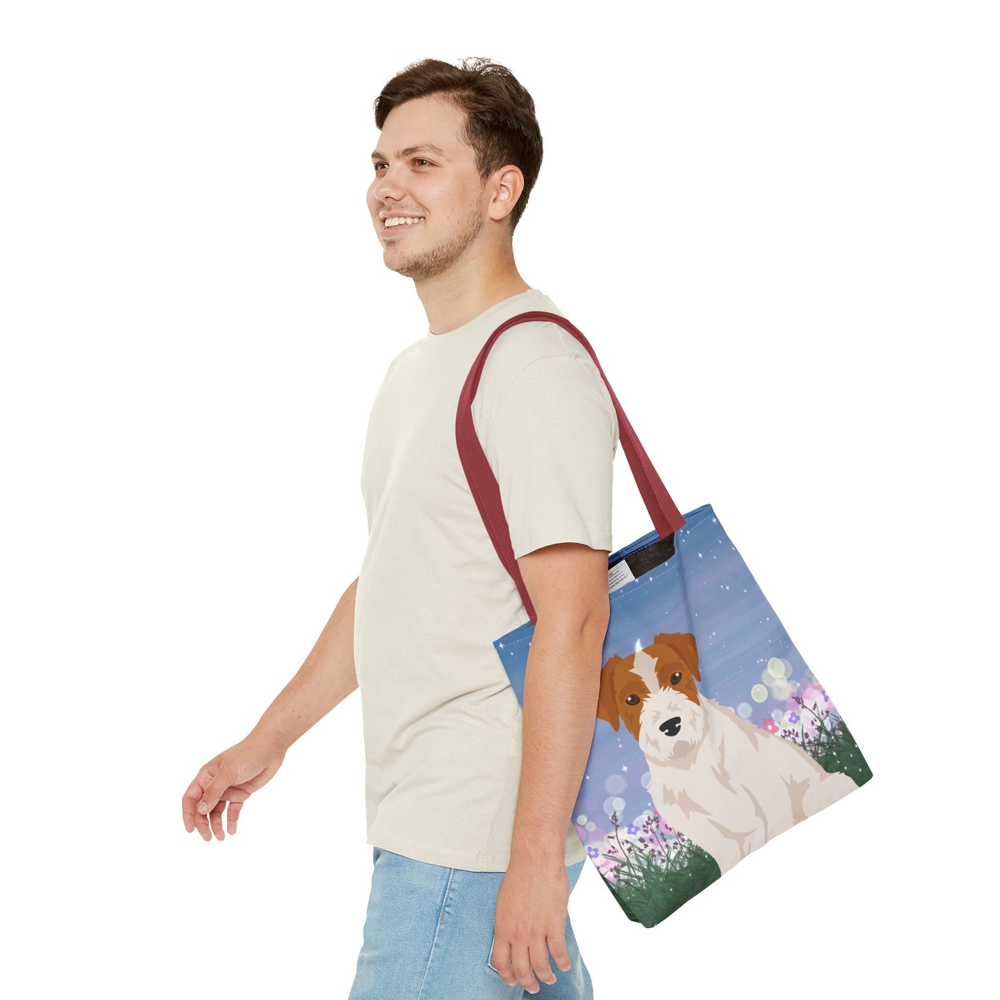 Jack Russell Terrier Dog Tote Bag 16x16