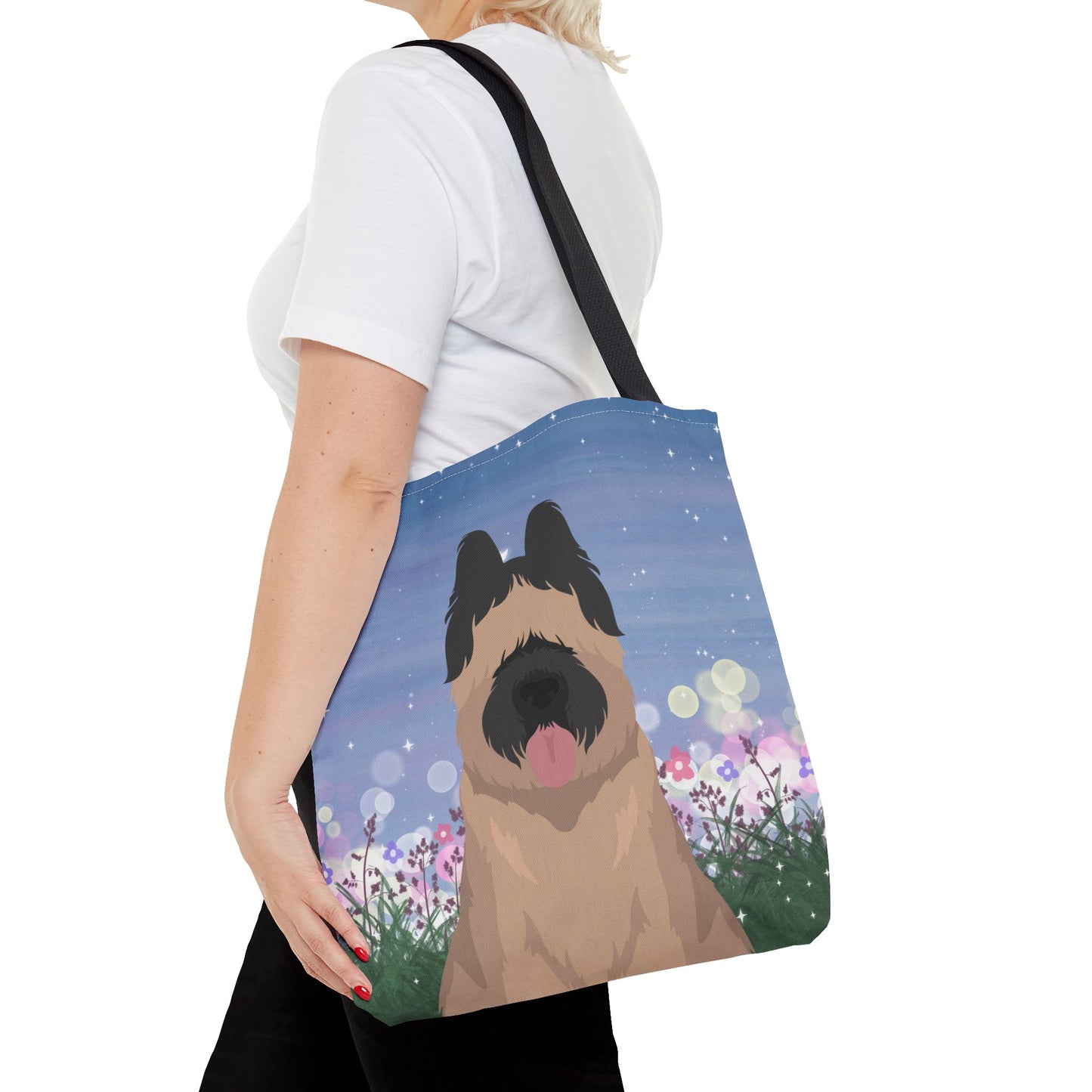 Briard Dog Tote Bag 16x16