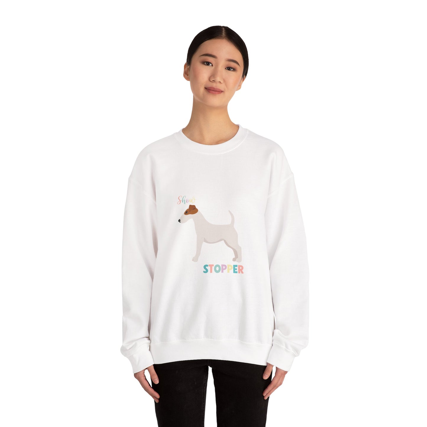 Smooth Fox Terrier Dog Unisex Heavy Blend Crewneck Sweatshirt