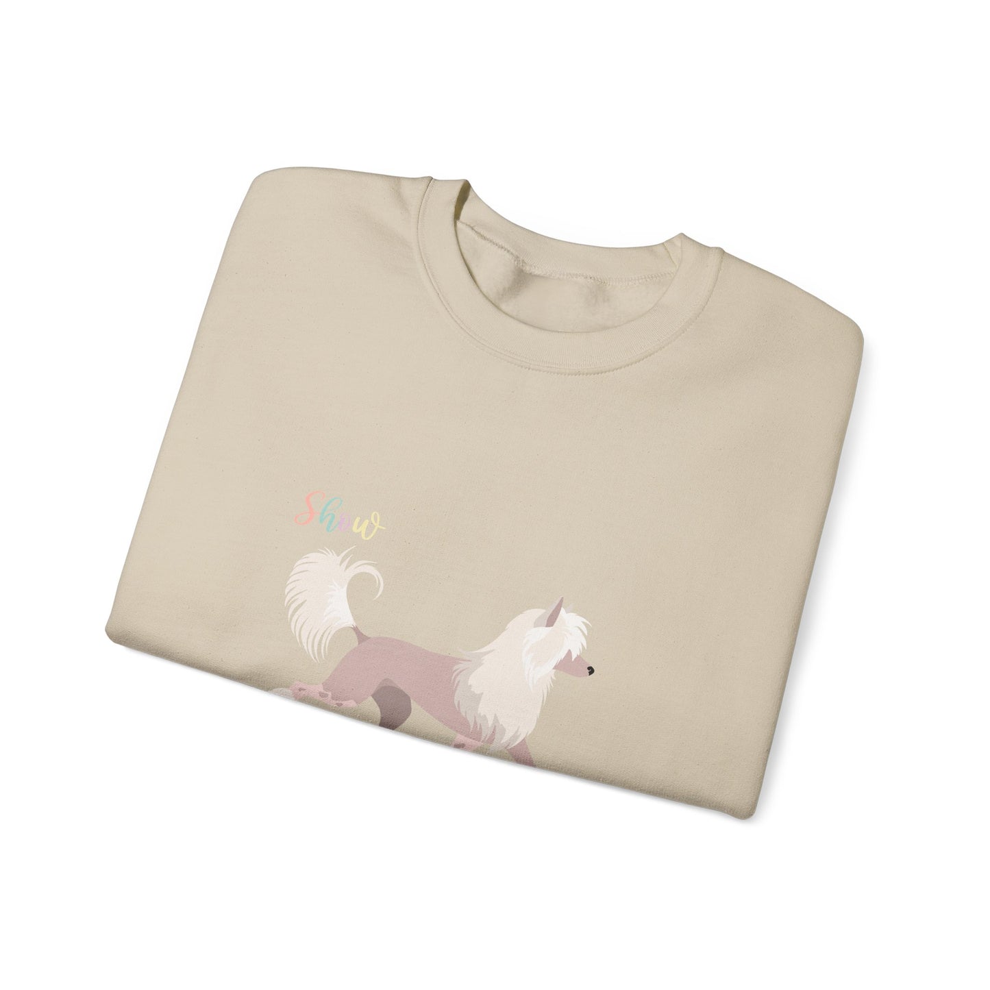 Chinese Crested Dog Dog Unisex Heavy Blend Crewneck Sweatshirt