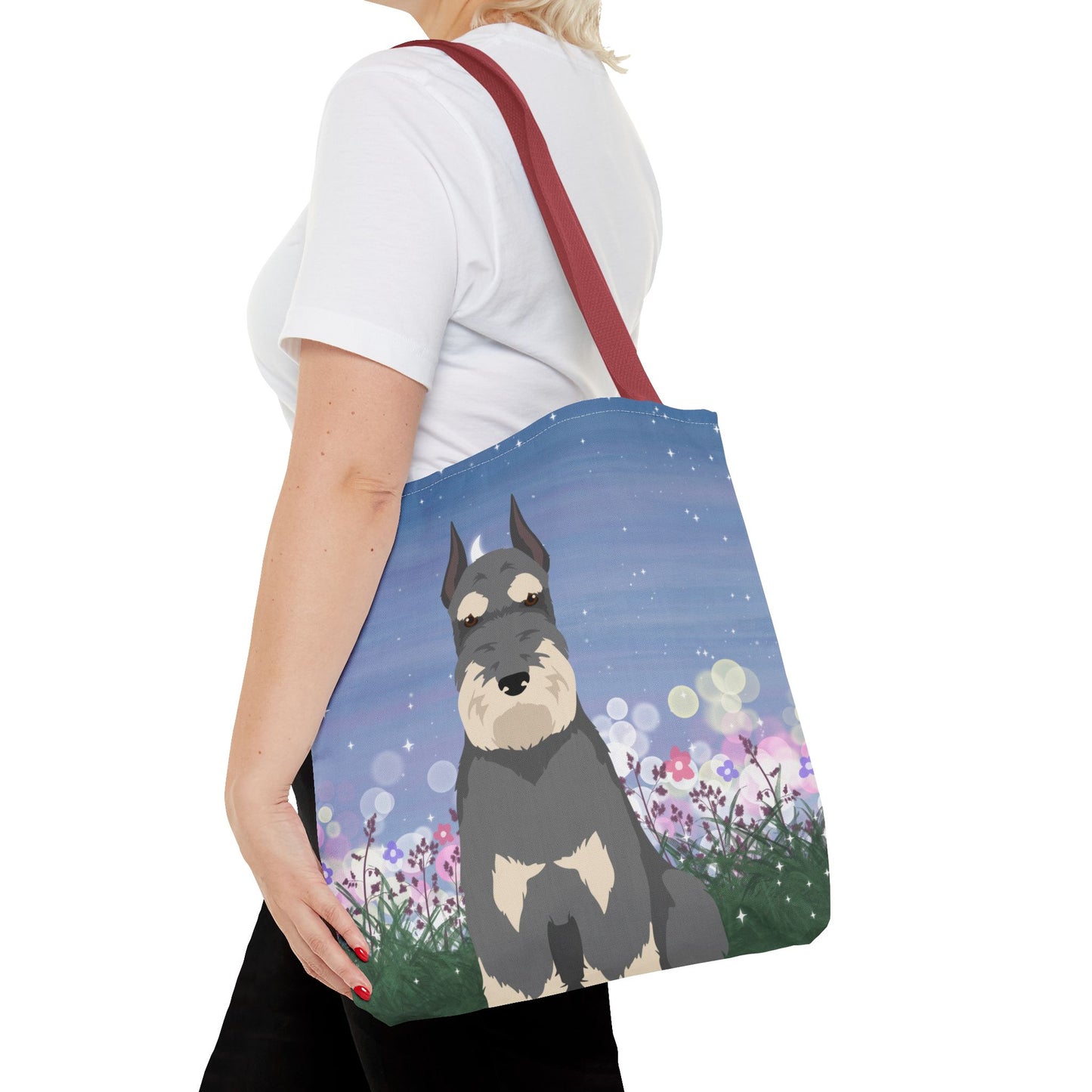 Schnauzer Dog Tote Bag 16x16