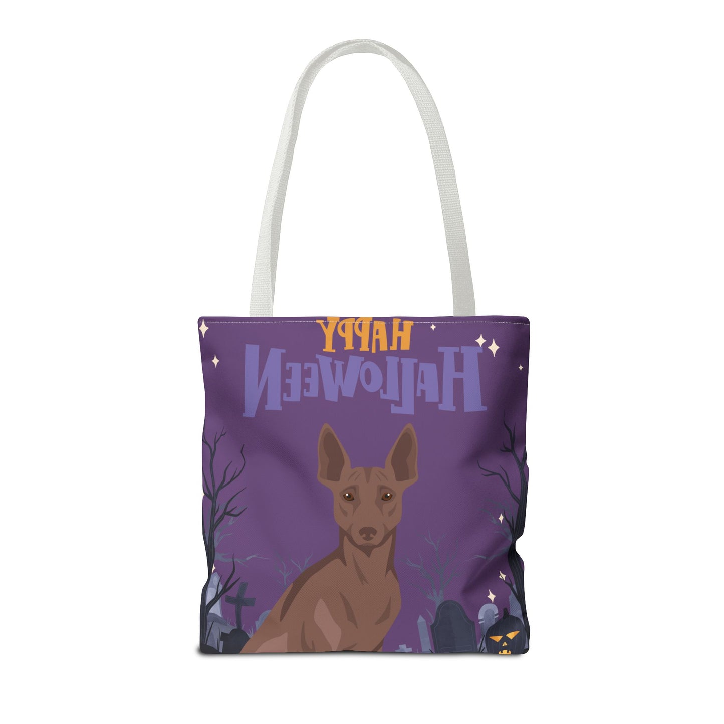 Peruvian Inca Orchid Dog Happy Halloween Tote Bag 16x16