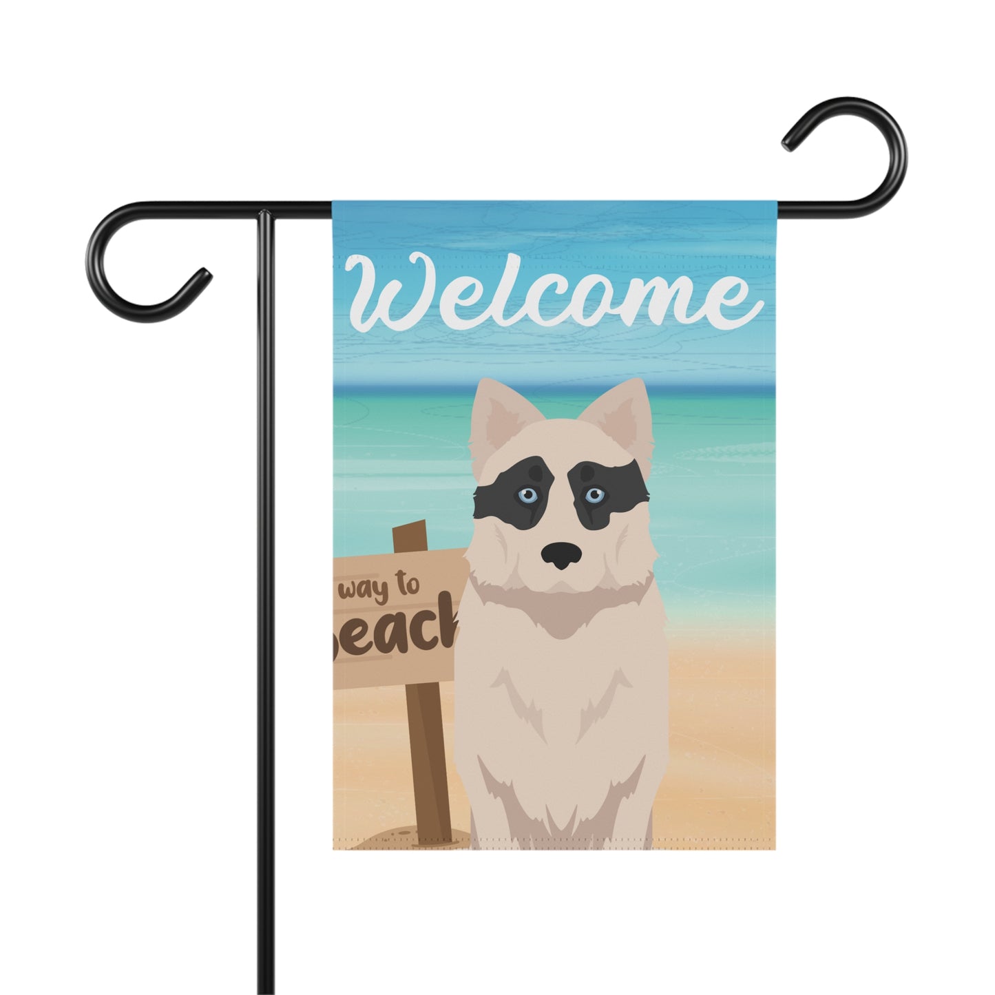 Yakutian Laika Dog Garden Flag