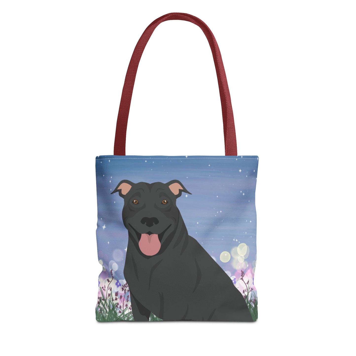 Pit Bull Dog Tote Bag 13x13
