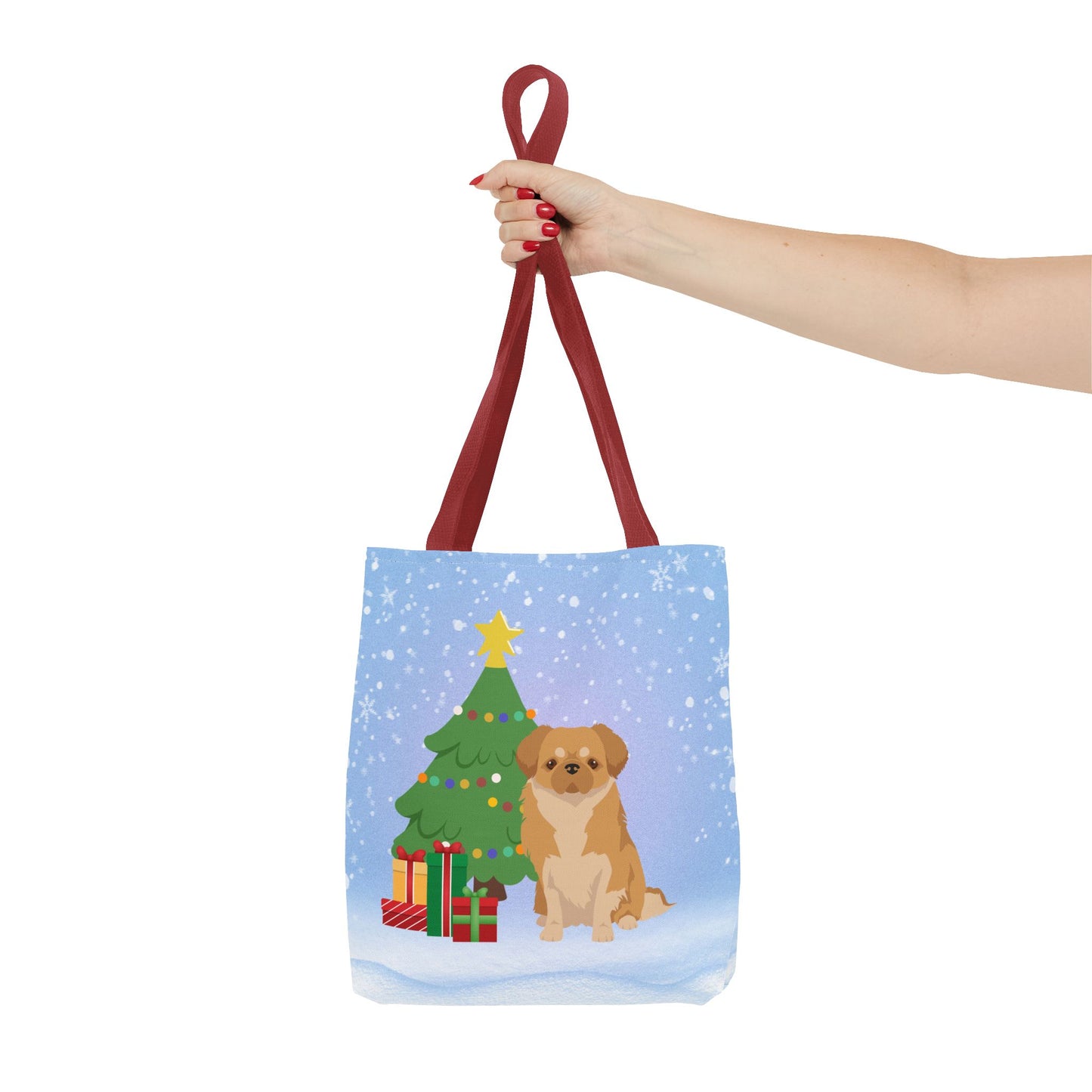 Tibetan Spaniel Dog Tote Bag, Dog Mom Gift