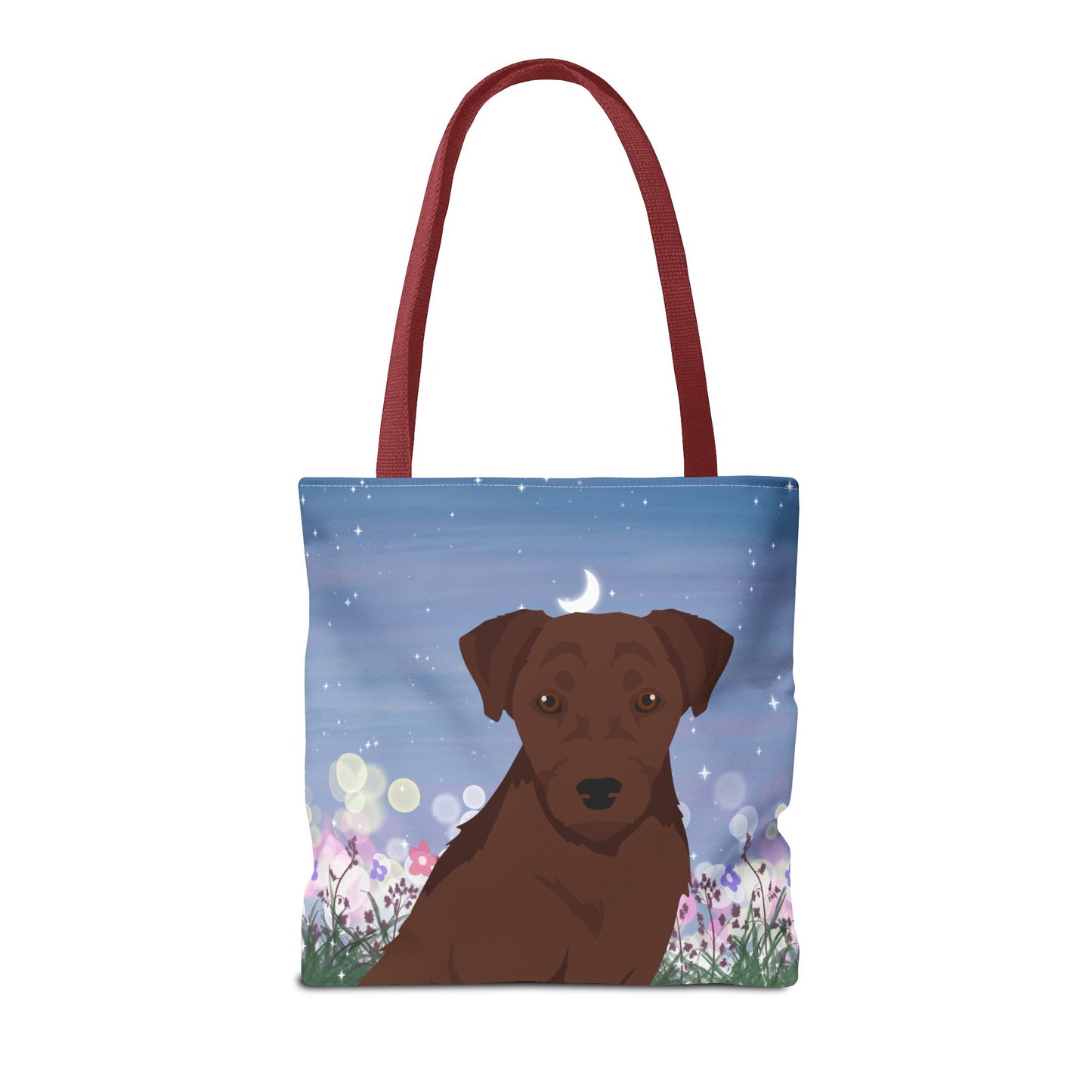 Patterdale Terrier Dog Tote Bag 16x16