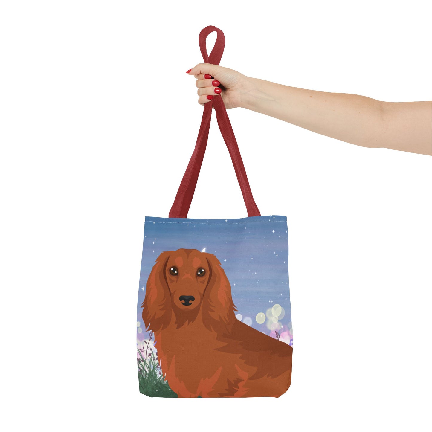 Dachshund Dog Tote Bag 13x13