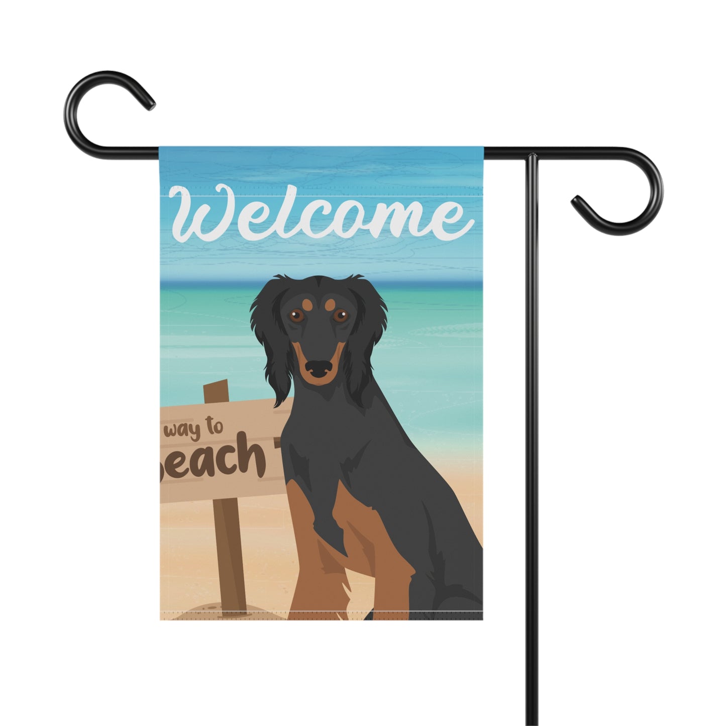 Saluki Dog Garden Flag