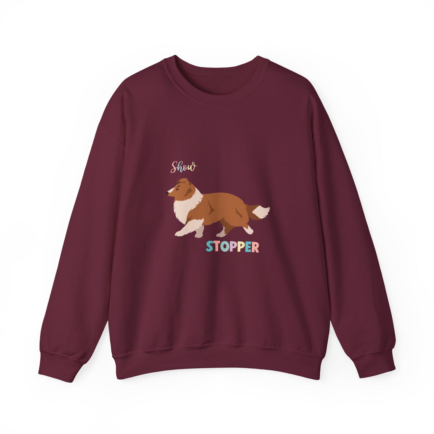 Shetland Sheepdog Dog Unisex Heavy Blend Crewneck Sweatshirt