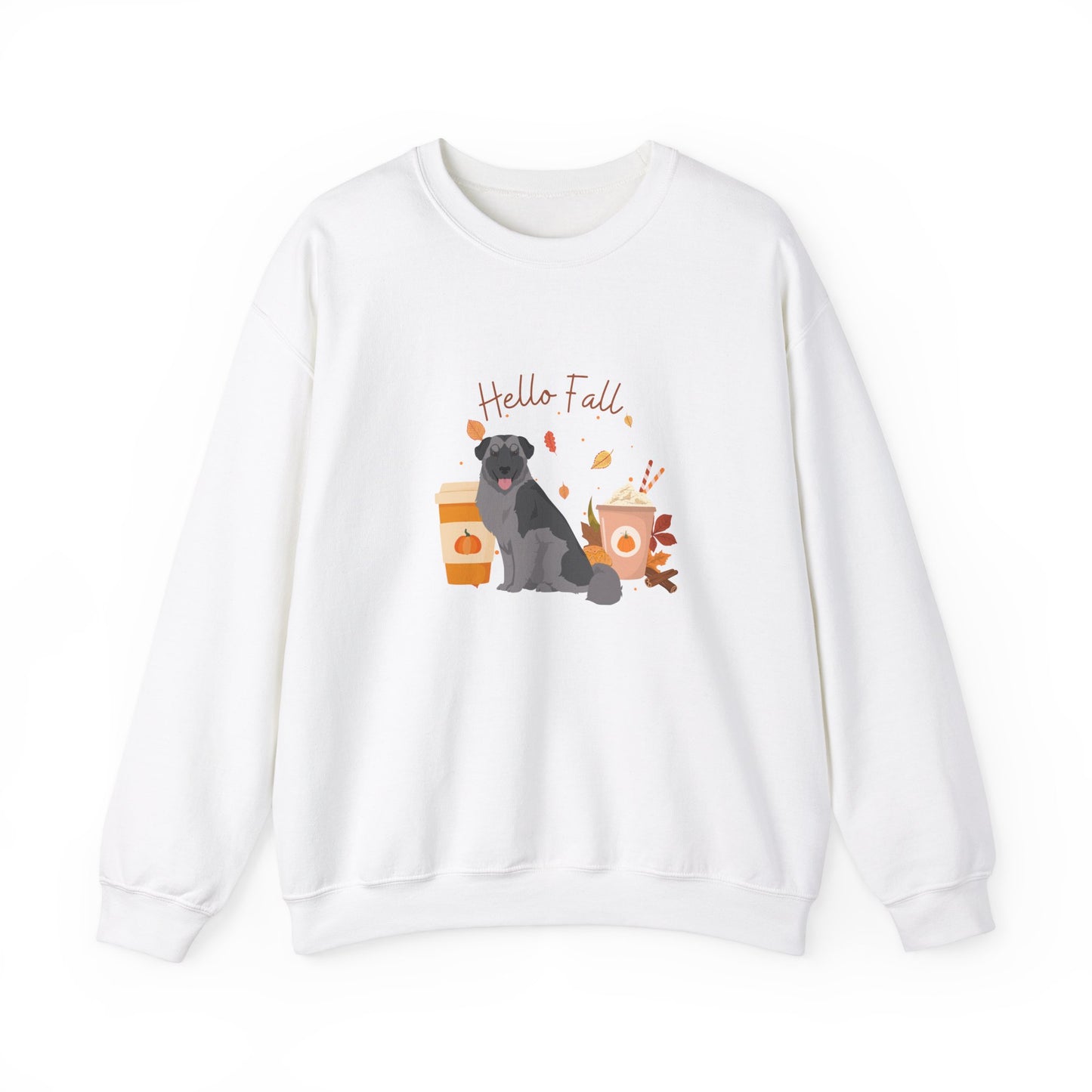 Carpathian Shepherd Dog Fall Unisex Heavy Blend Crewneck Sweatshirt