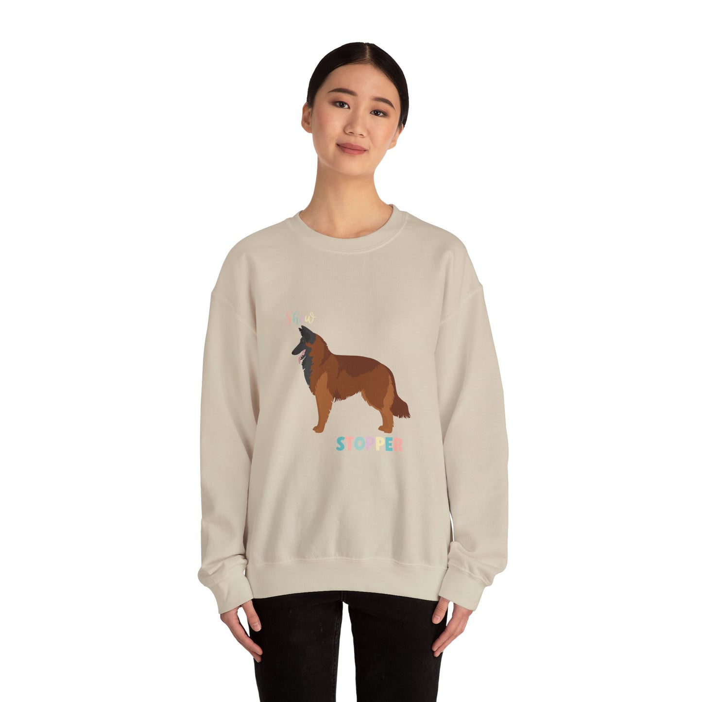 Belgian Tervuren Dog Unisex Heavy Blend Crewneck Sweatshirt