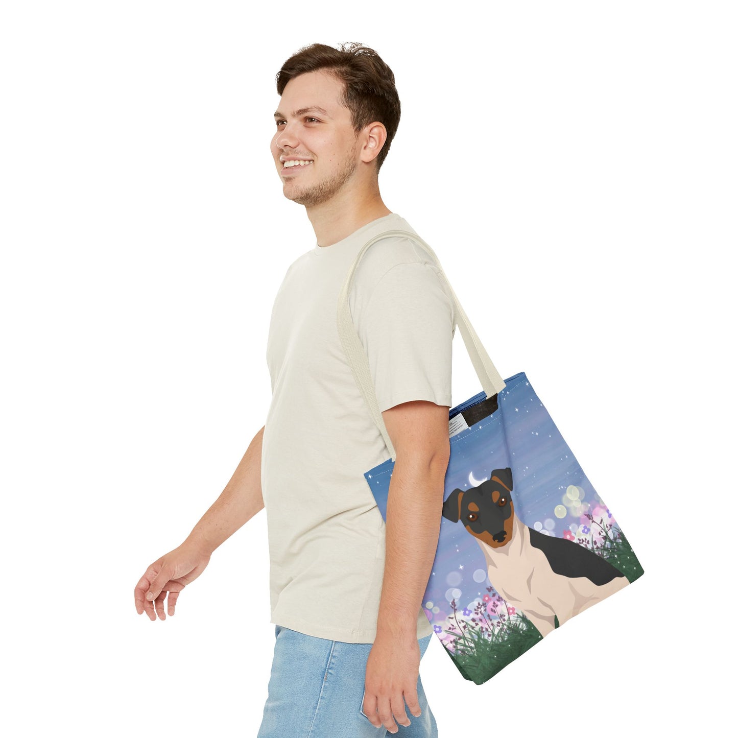 Brazilian Terrier Dog Tote Bag 16x16