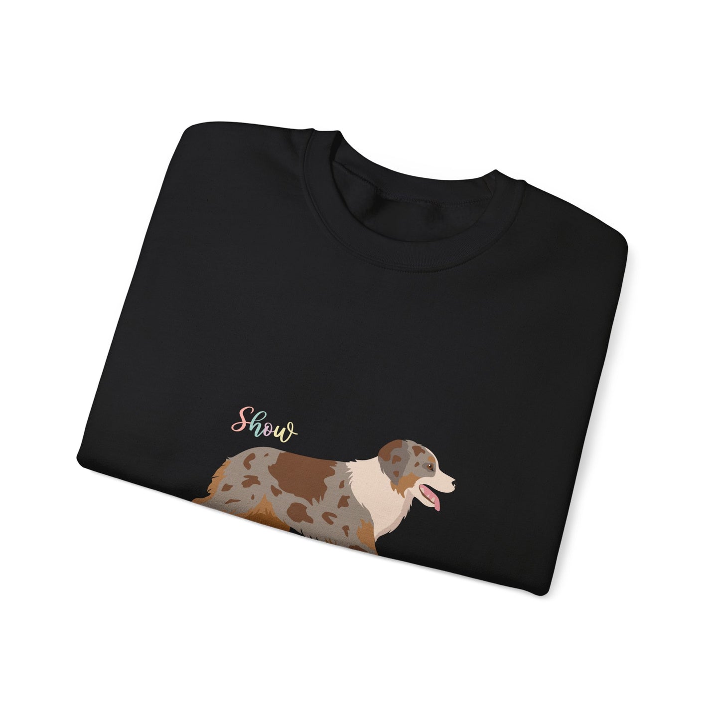 Miniature American Shepherd Dog Unisex Heavy Blend Crewneck Sweatshirt