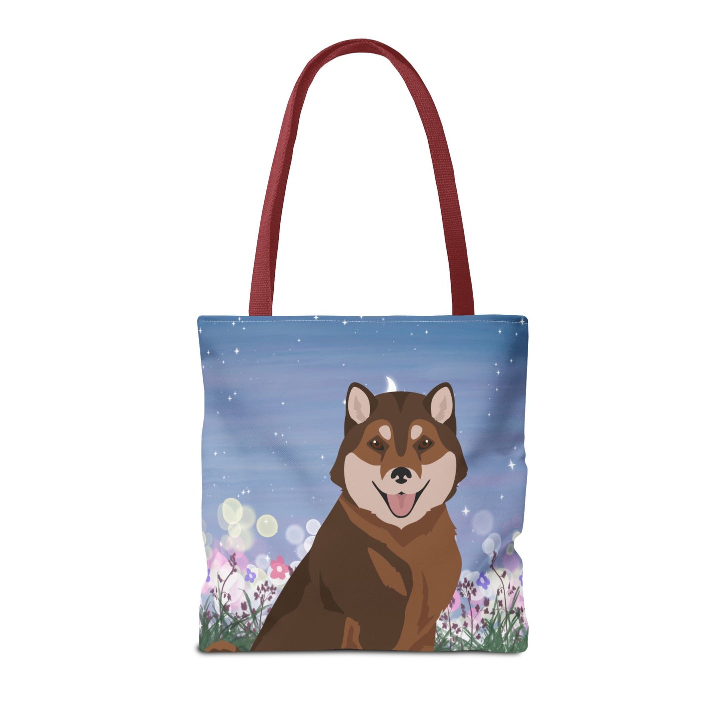Hokkaido Dog Tote Bag 16x16
