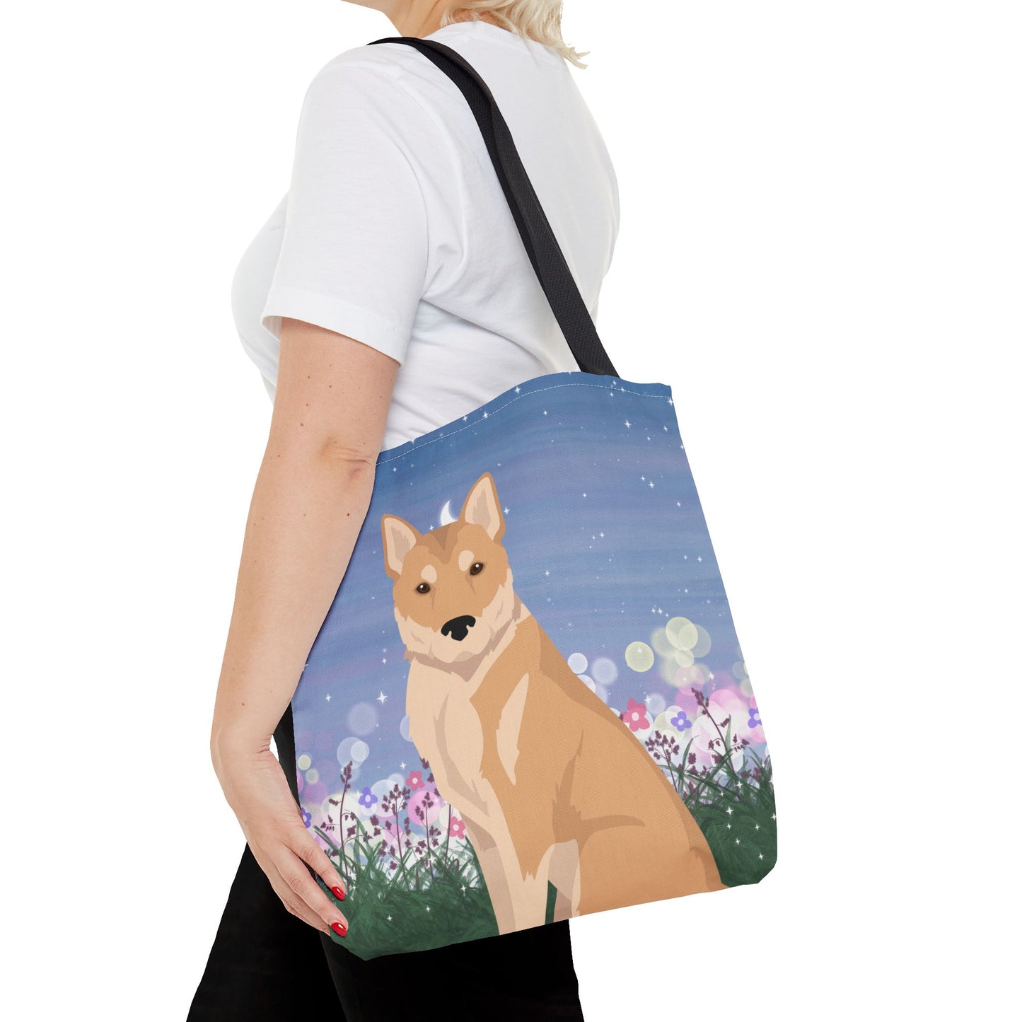 Korean Jindo Dog Tote Bag 16x16