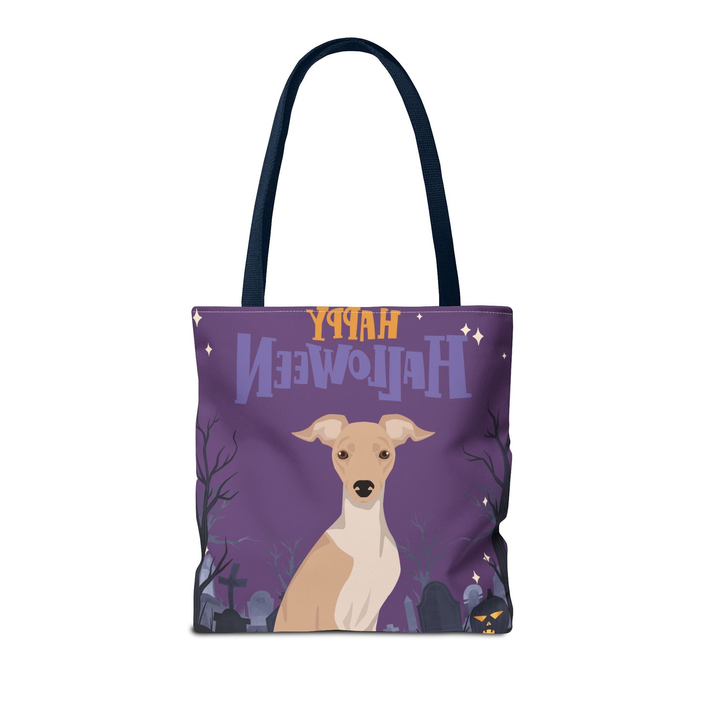Italian Greyhound Dog Happy Halloween Tote Bag 16x16