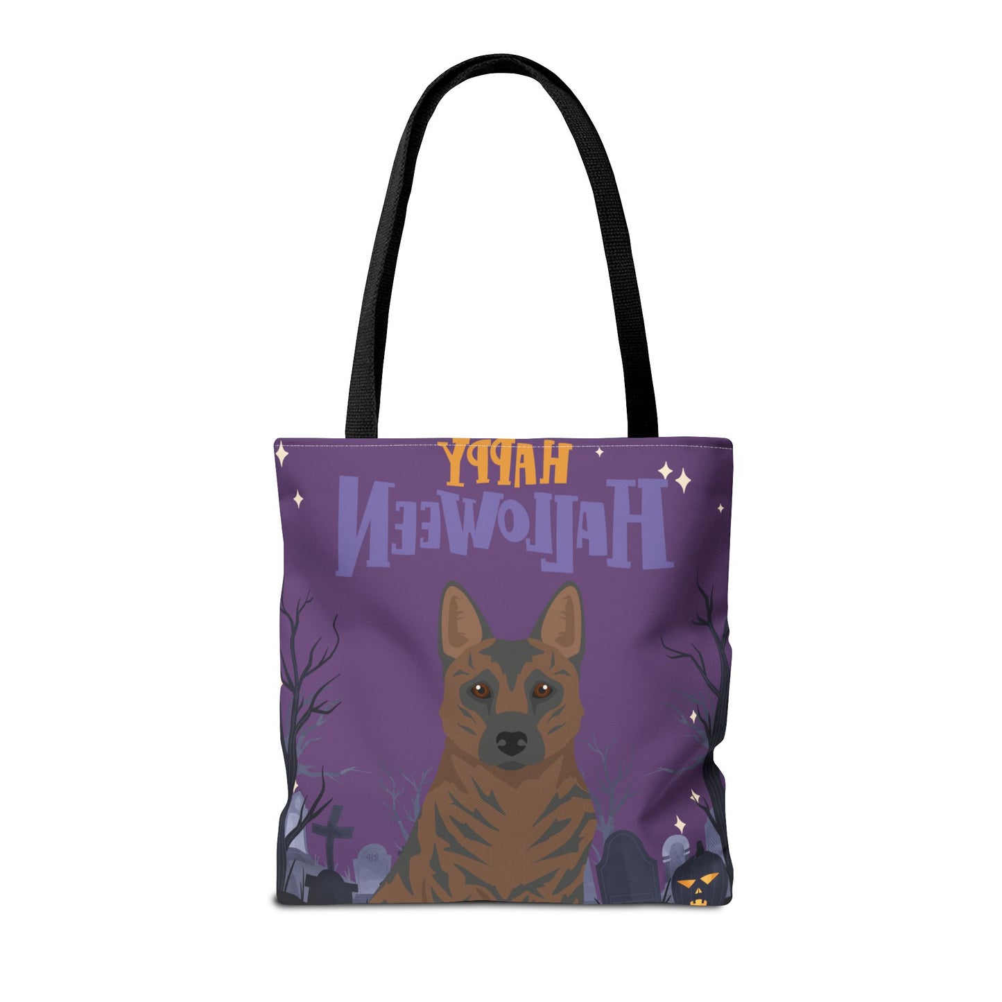 Kai Ken Dog Happy Halloween Tote Bag 16x16