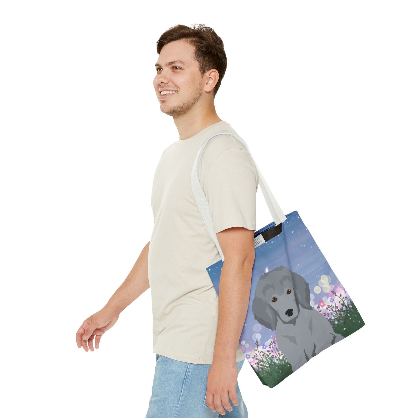 Poodle Dog Tote Bag 16x16