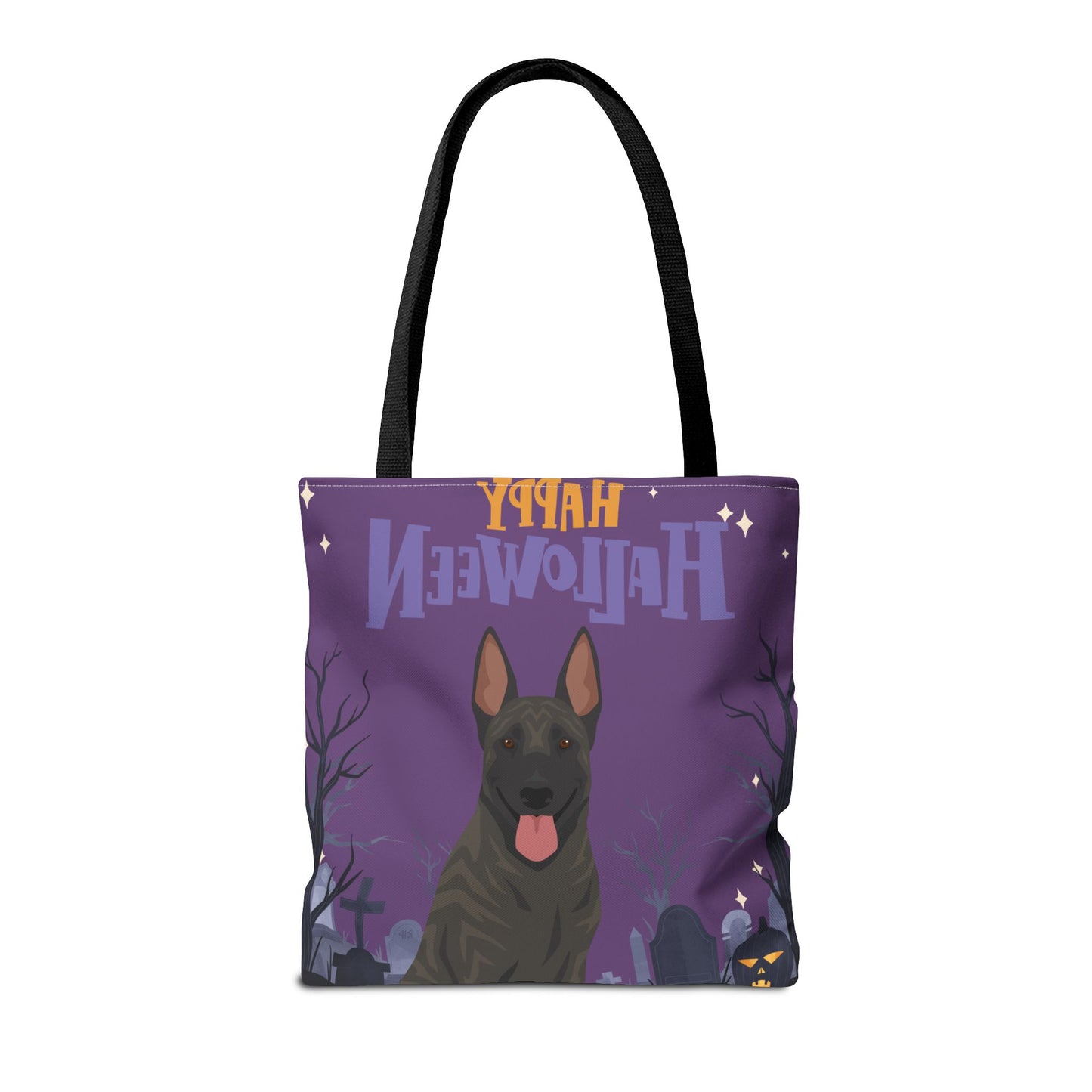 Dutch Shepherd Dog Happy Halloween Tote Bag 16x16
