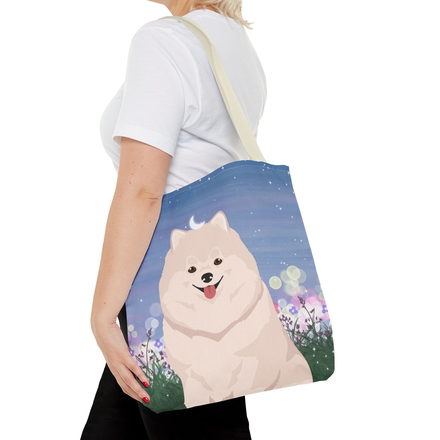 Pomeranian Dog Tote Bag 16x16