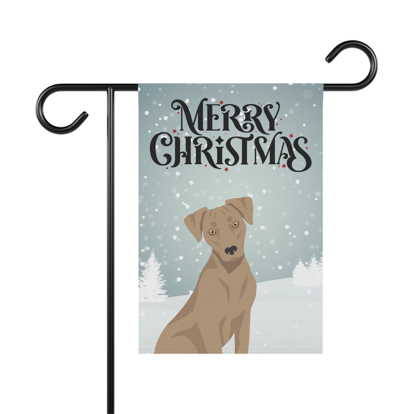 Blue Lacy Dog Garden Flag