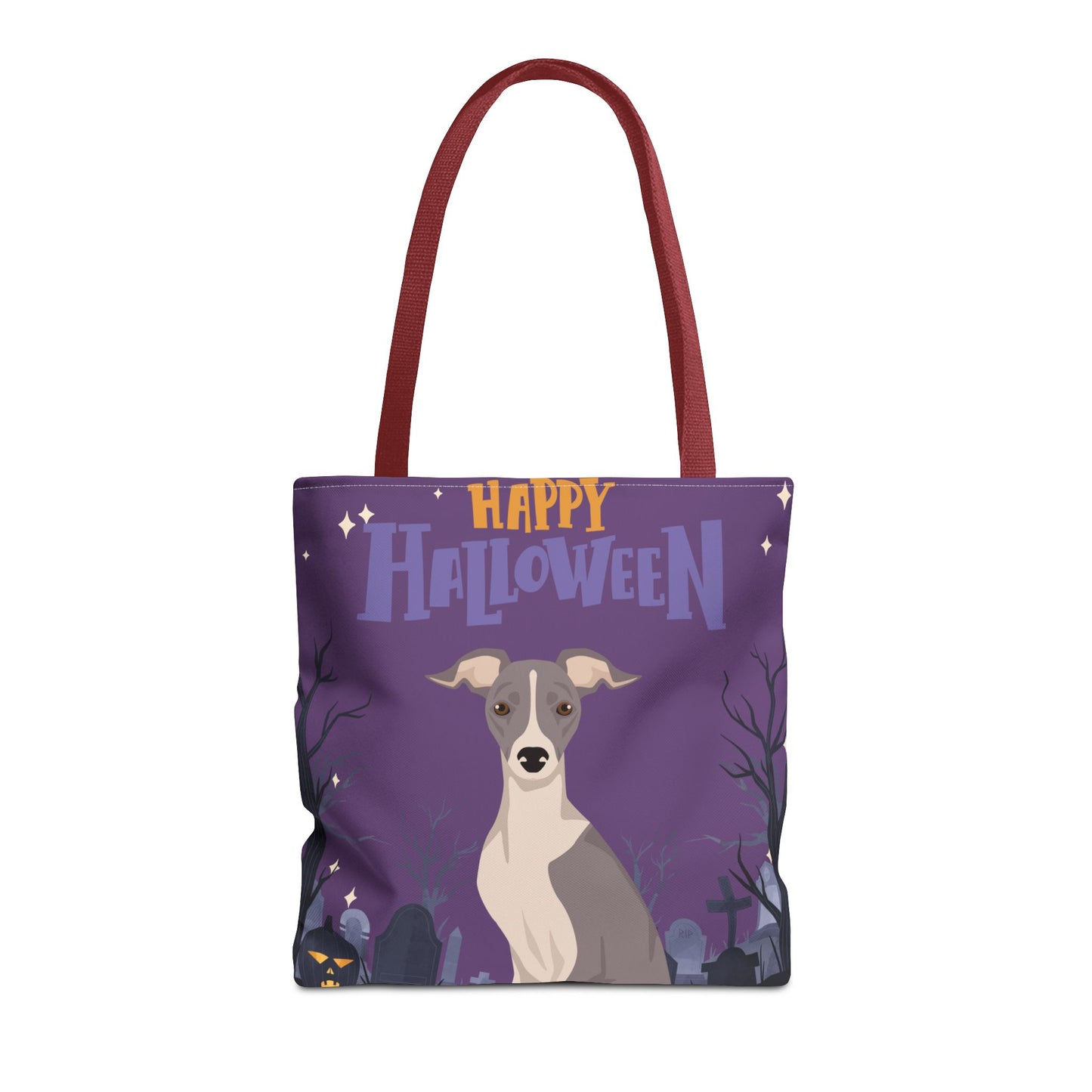 Italian Greyhound Dog Happy Halloween Tote Bag 16x16
