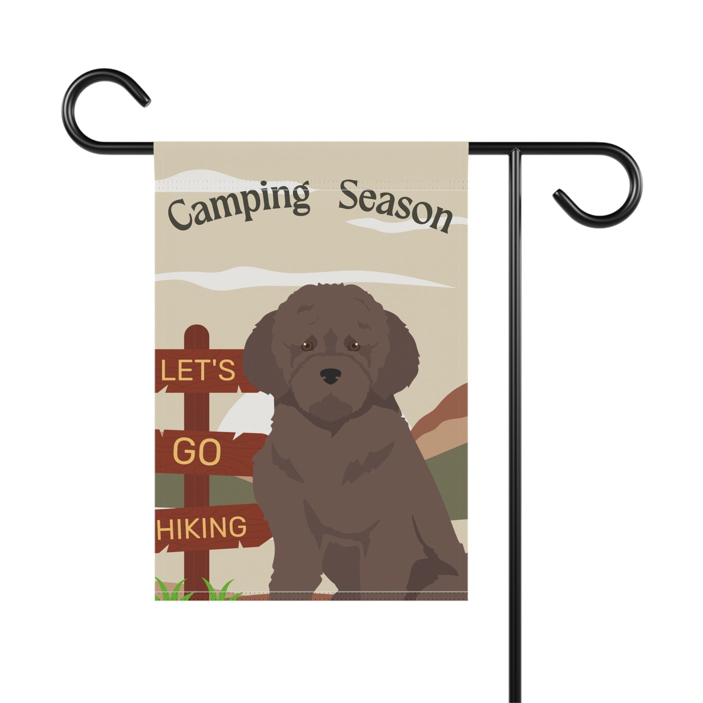 Lagotto Gomagnolo Dog Camping Garden Flag