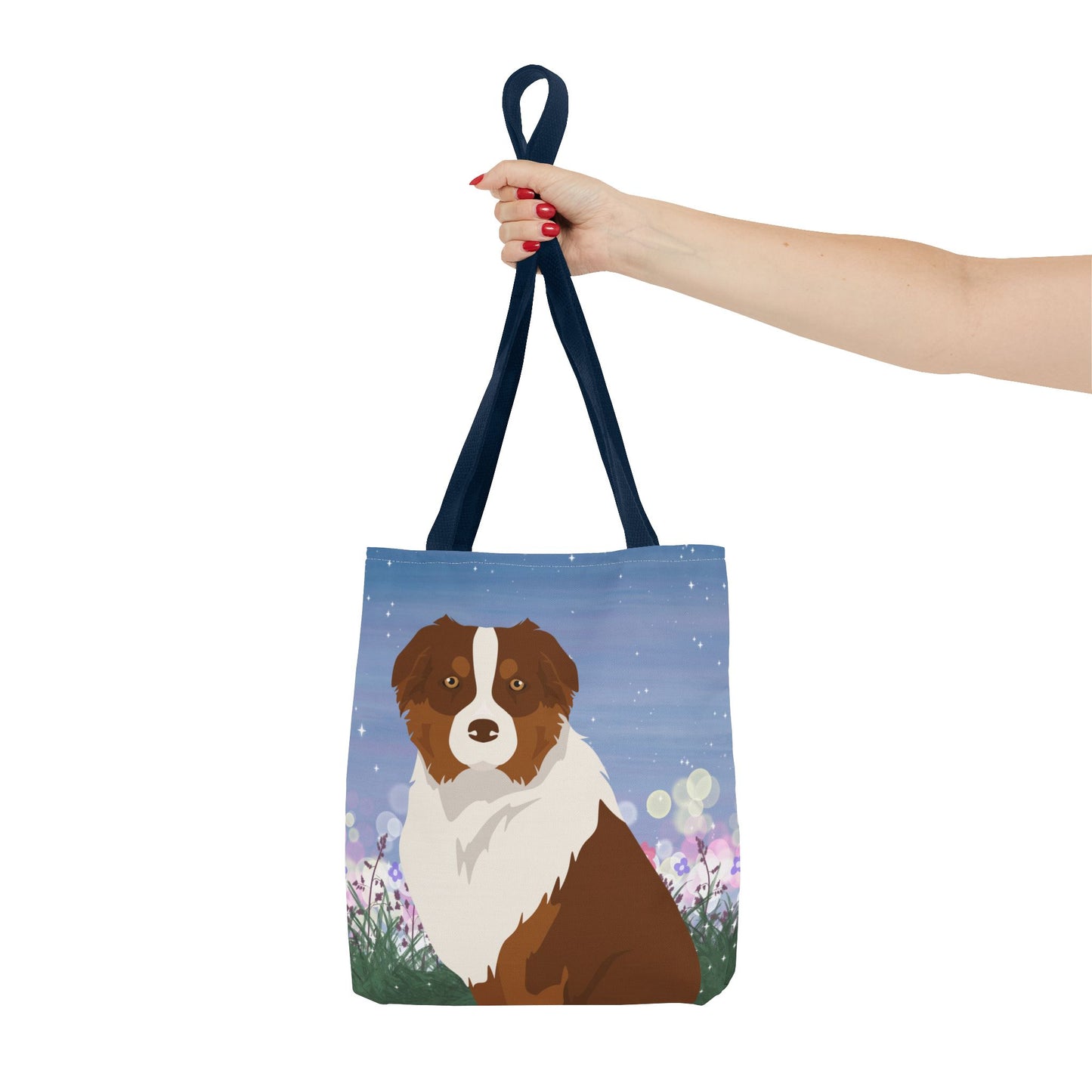 Australian Shepherd Dog Tote Bag 13x13