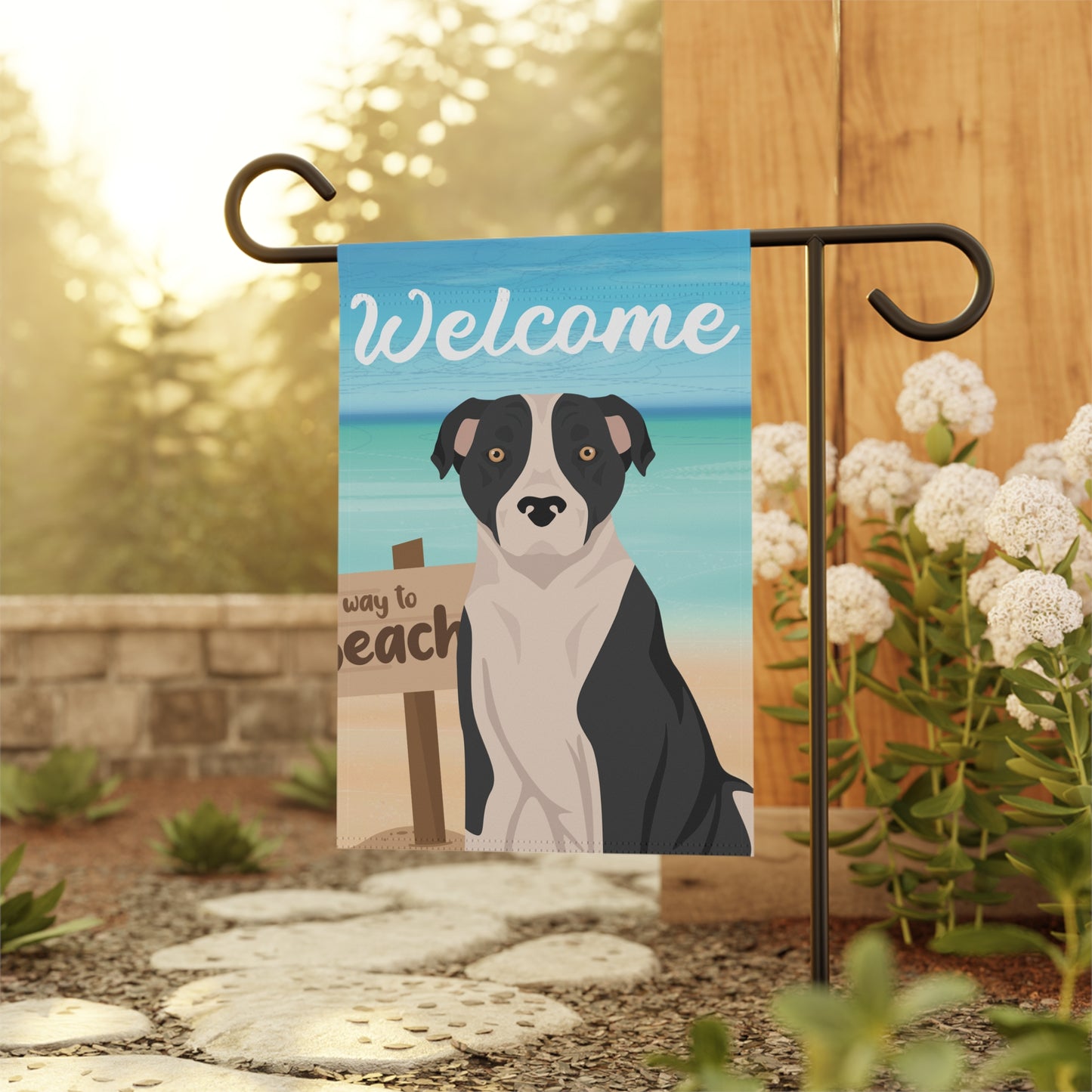 American Staffordshire Terrier Dog Garden Flag