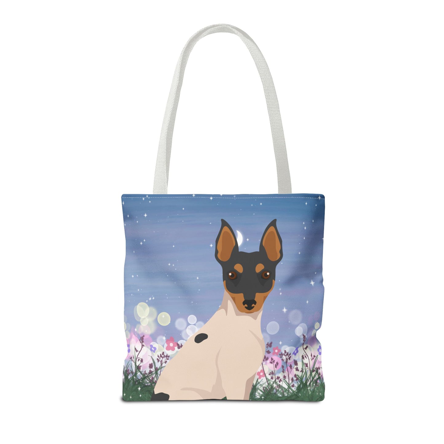 Toy Fox Terrier Dog Tote Bag 16x16