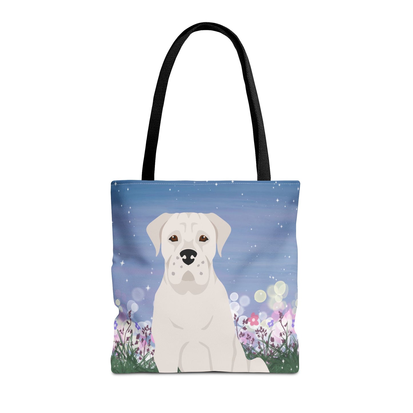 Dogo Argentino Dog Tote Bag 16x16